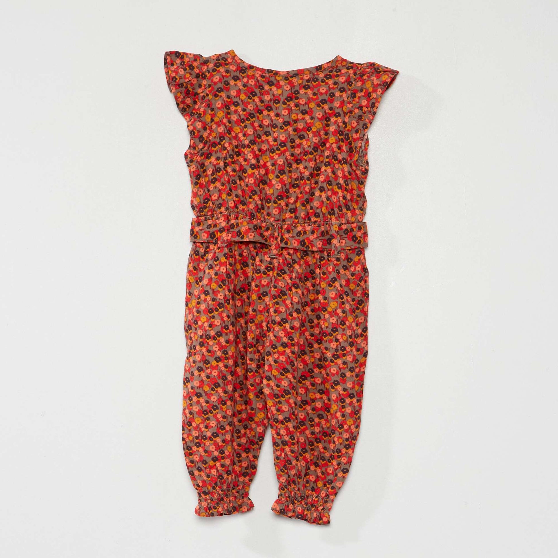 Printed jumpsuit GREY