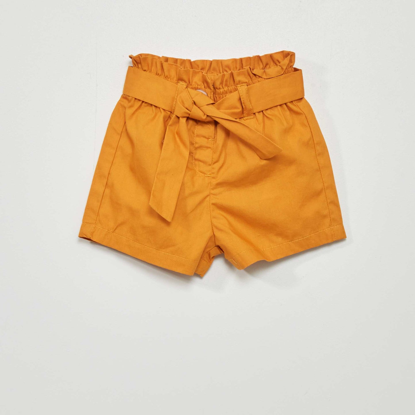 Poplin shorts YELLOW