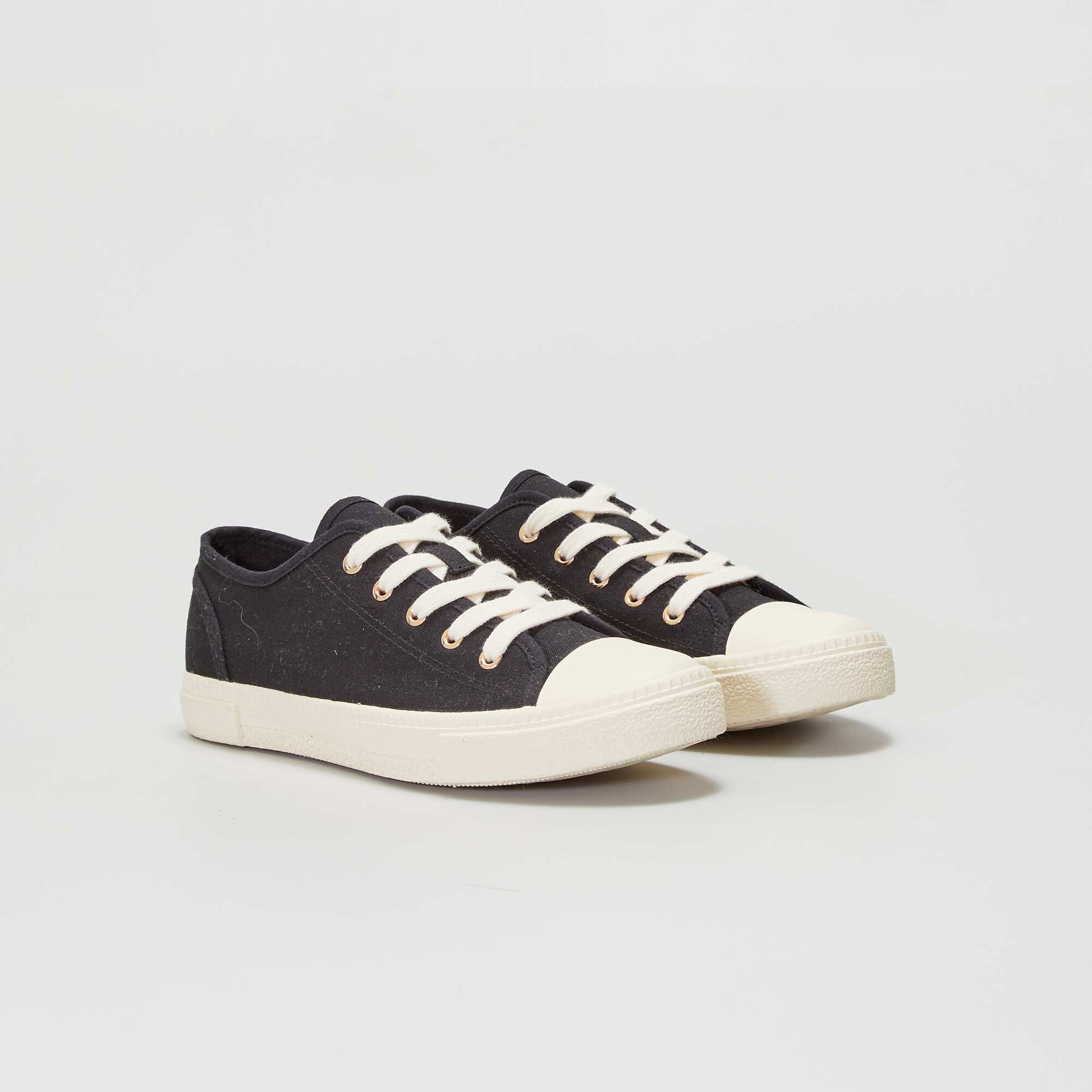 Canvas trainers BEIGE