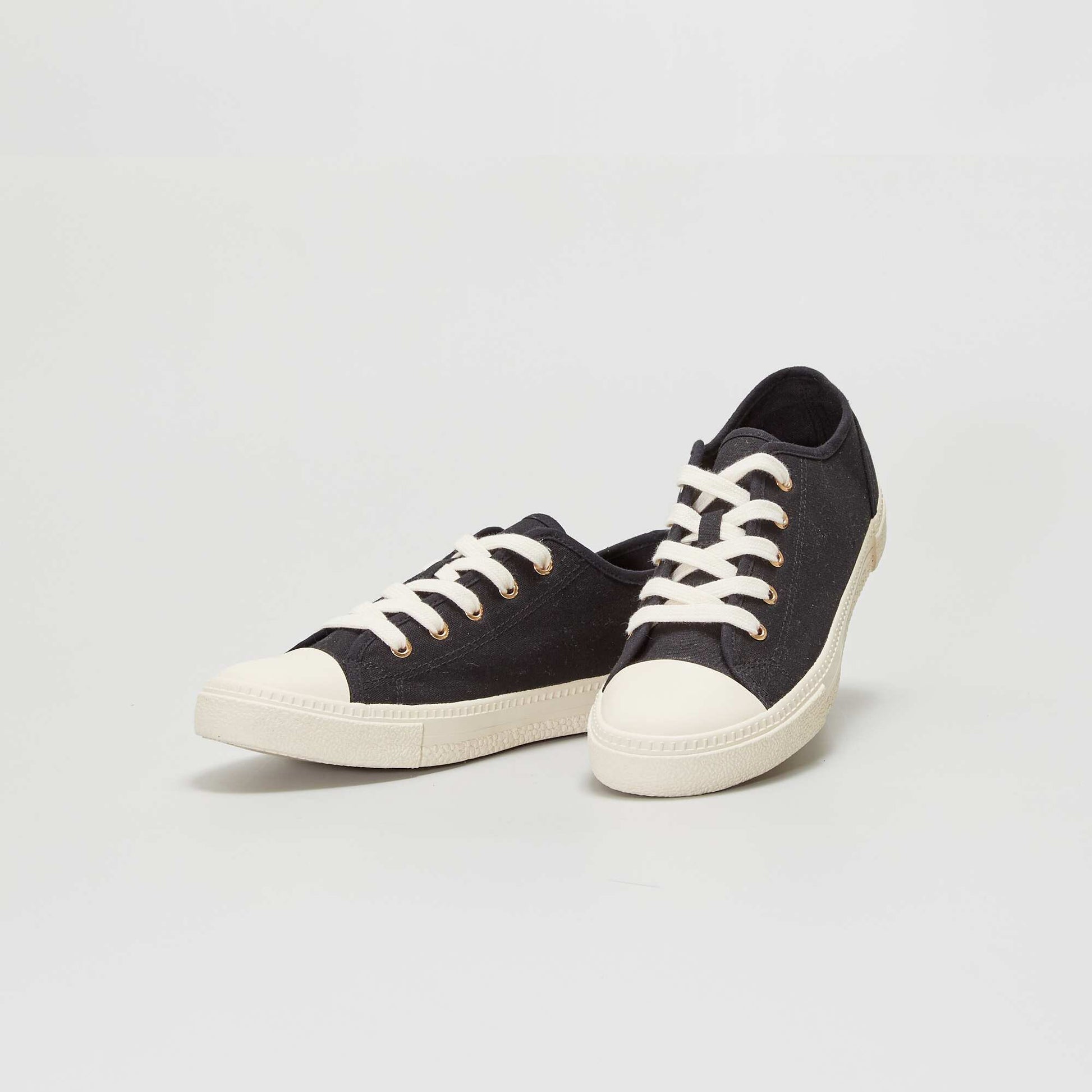 Canvas trainers BEIGE