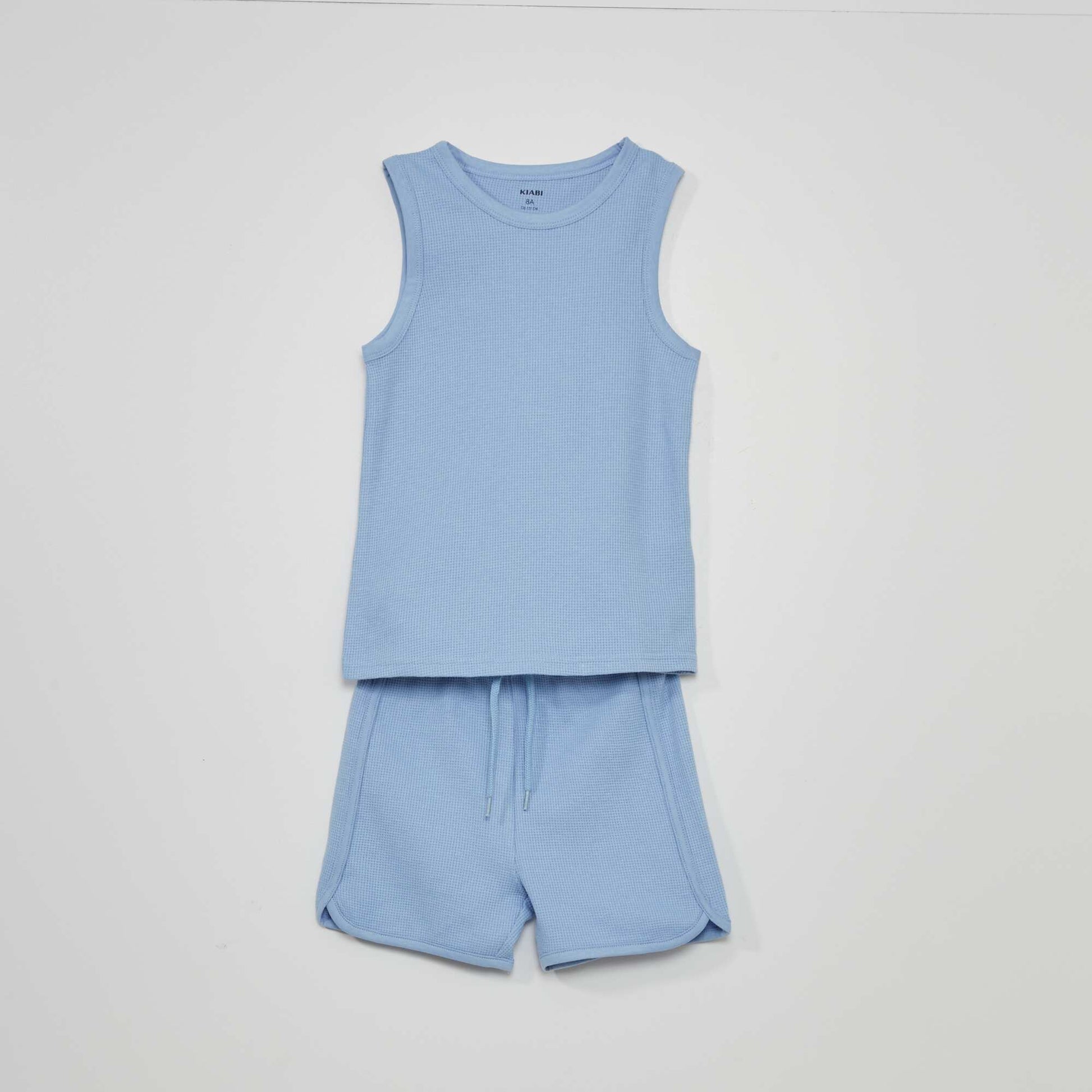 Honeycomb pyjamas - Two-piece set BLUE