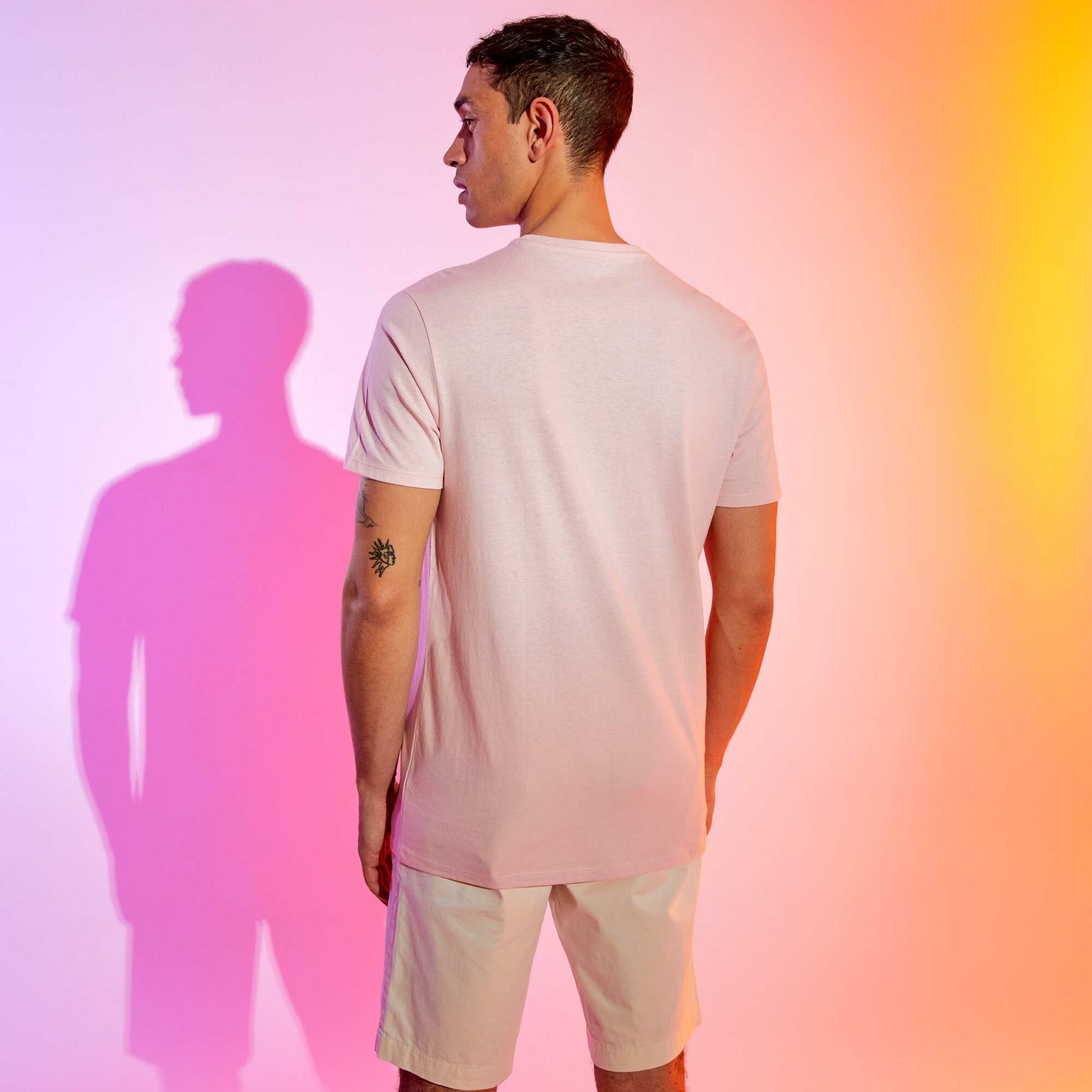 تيشرت جرسية طباعة PINK