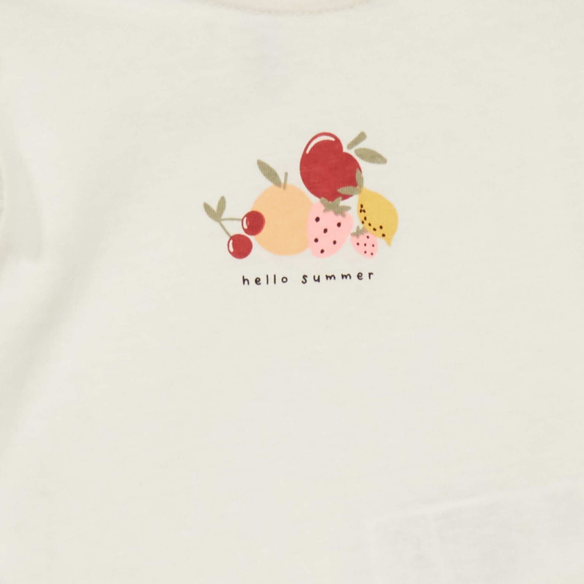 Jersey T-shirt + leggings - Two-piece set WHITE