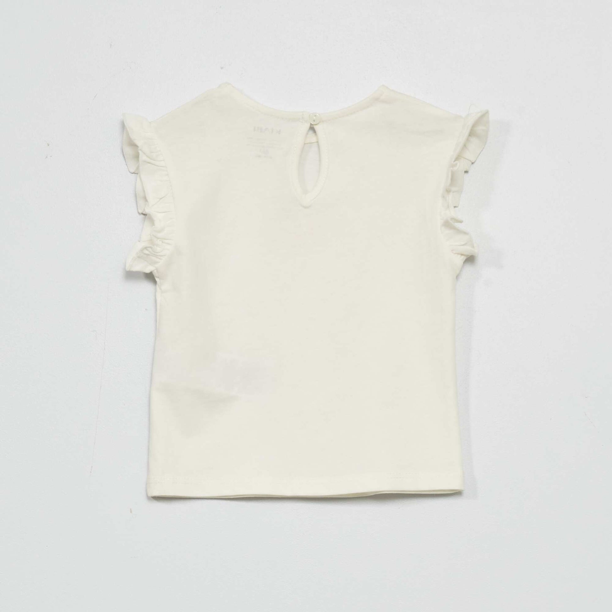 Jersey T-shirt + leggings - Two-piece set WHITE