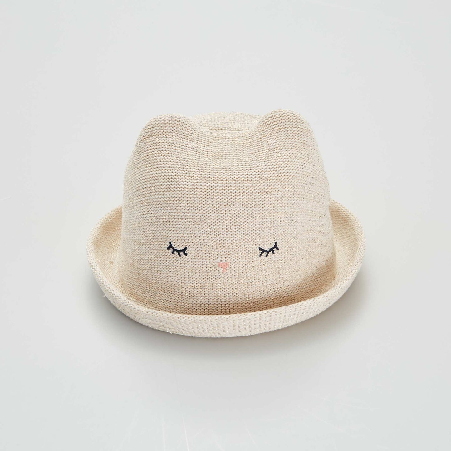 Soft straw hat BEIGE