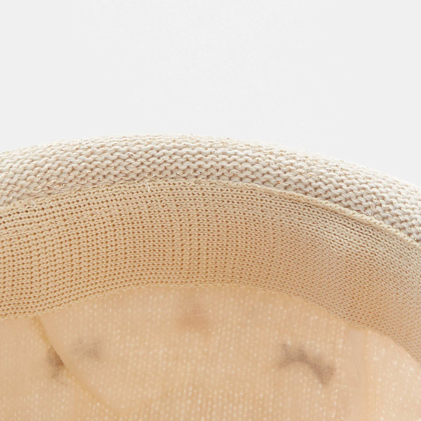 Soft straw hat BEIGE