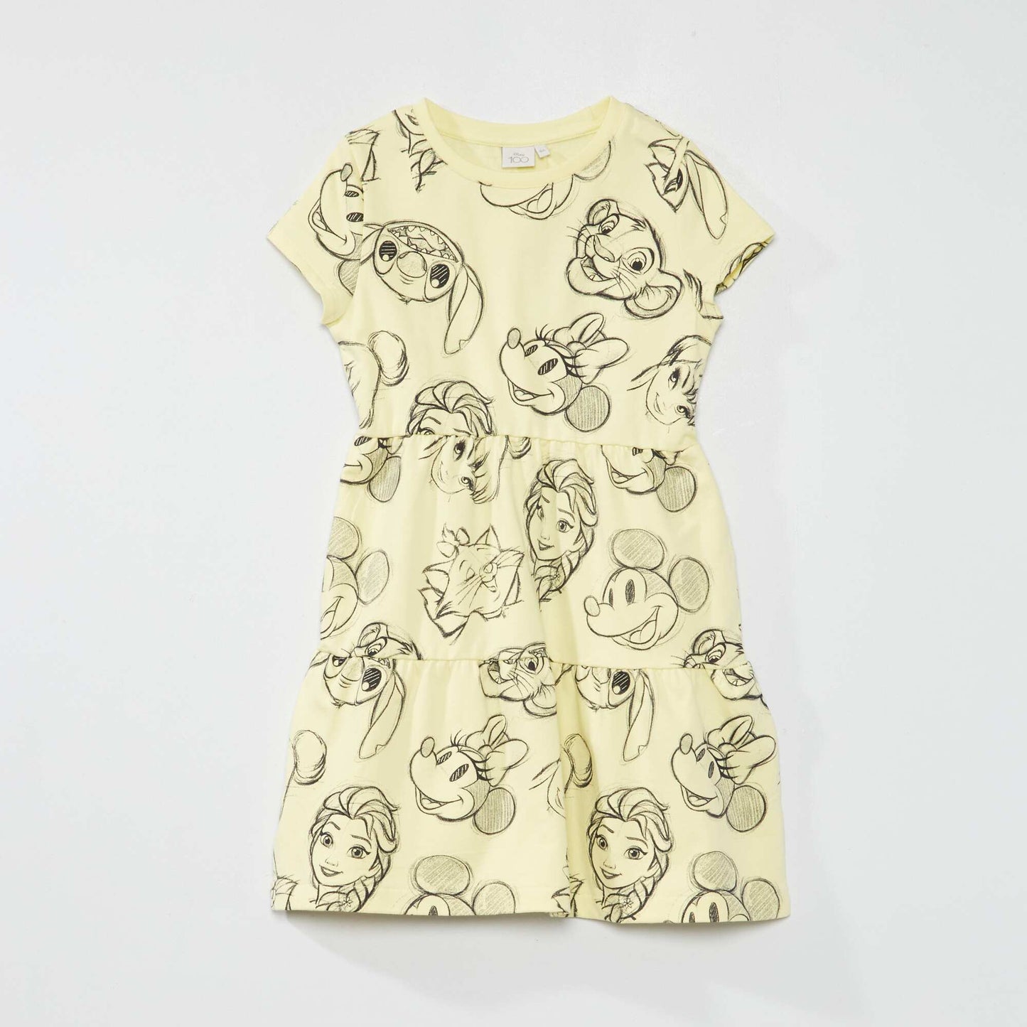 Disney printed dress YELLOW