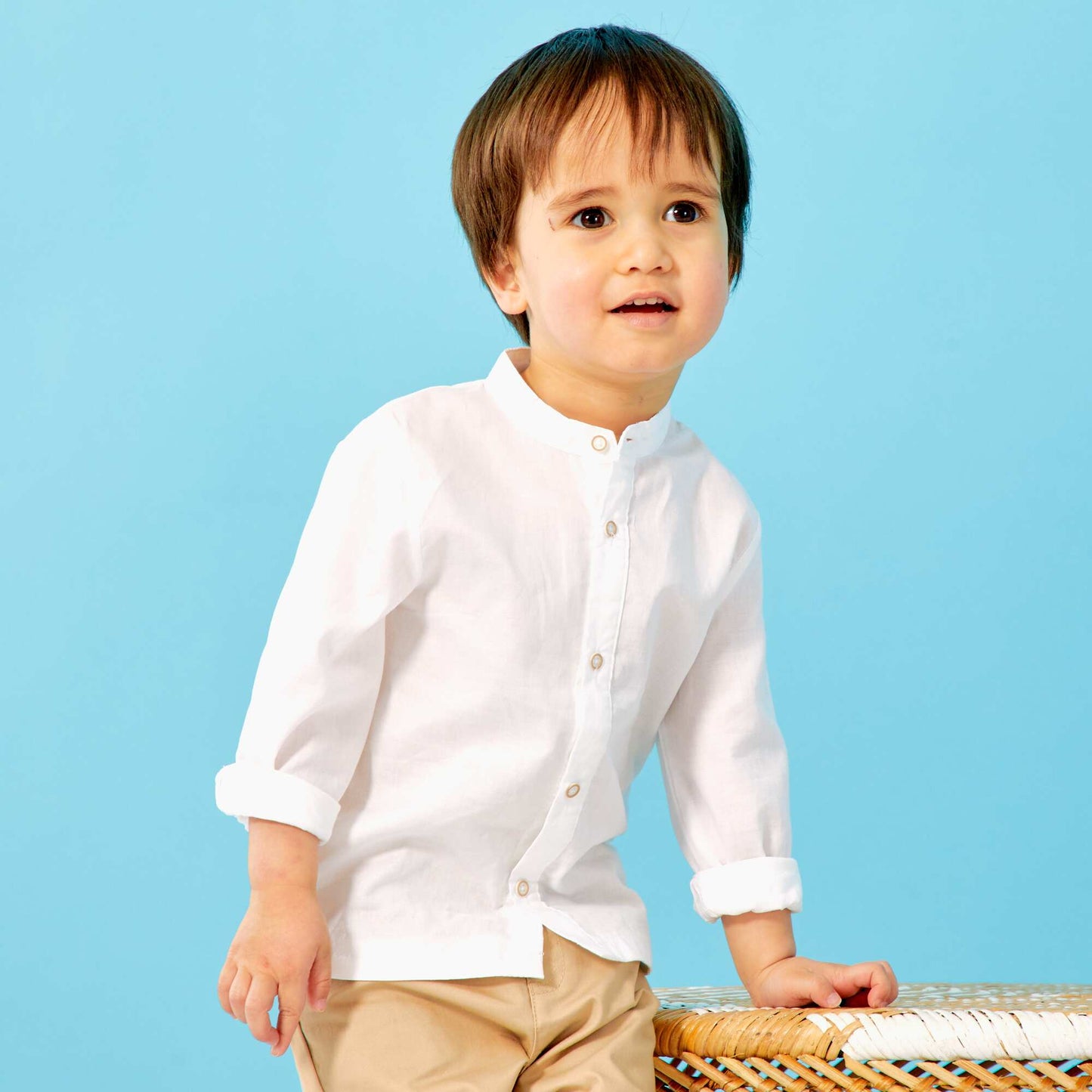 Shirt + trousers + waistcoat set BLUE