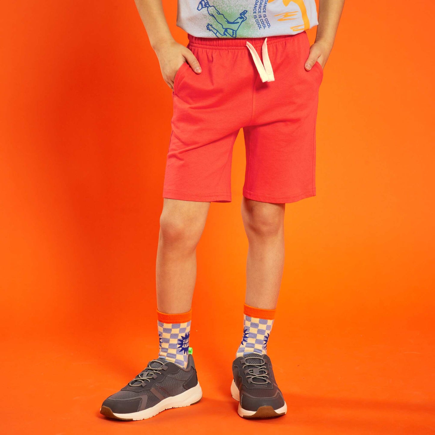 Pack of jersey Bermuda shorts - Pack of 2 GREY