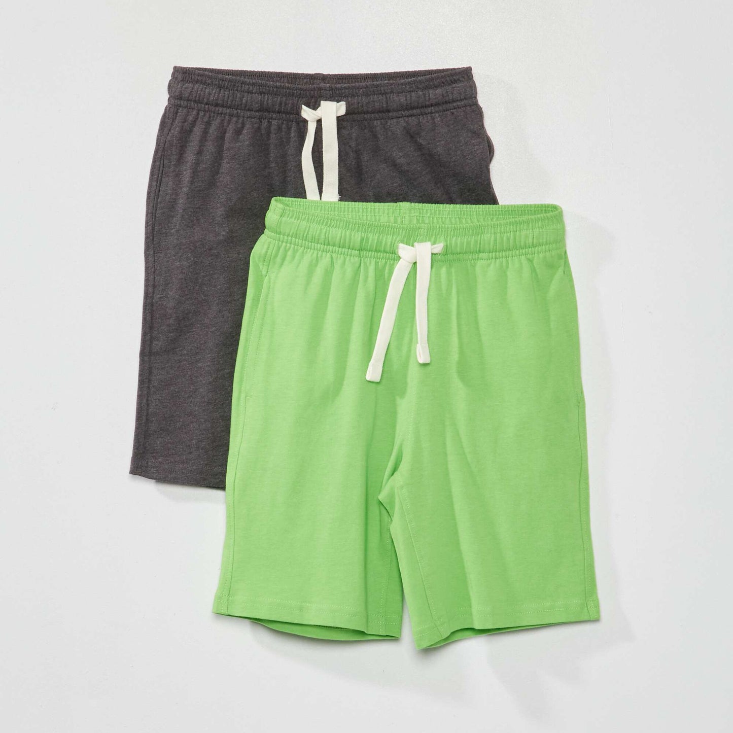 Pack of jersey Bermuda shorts - Pack of 2 GREY