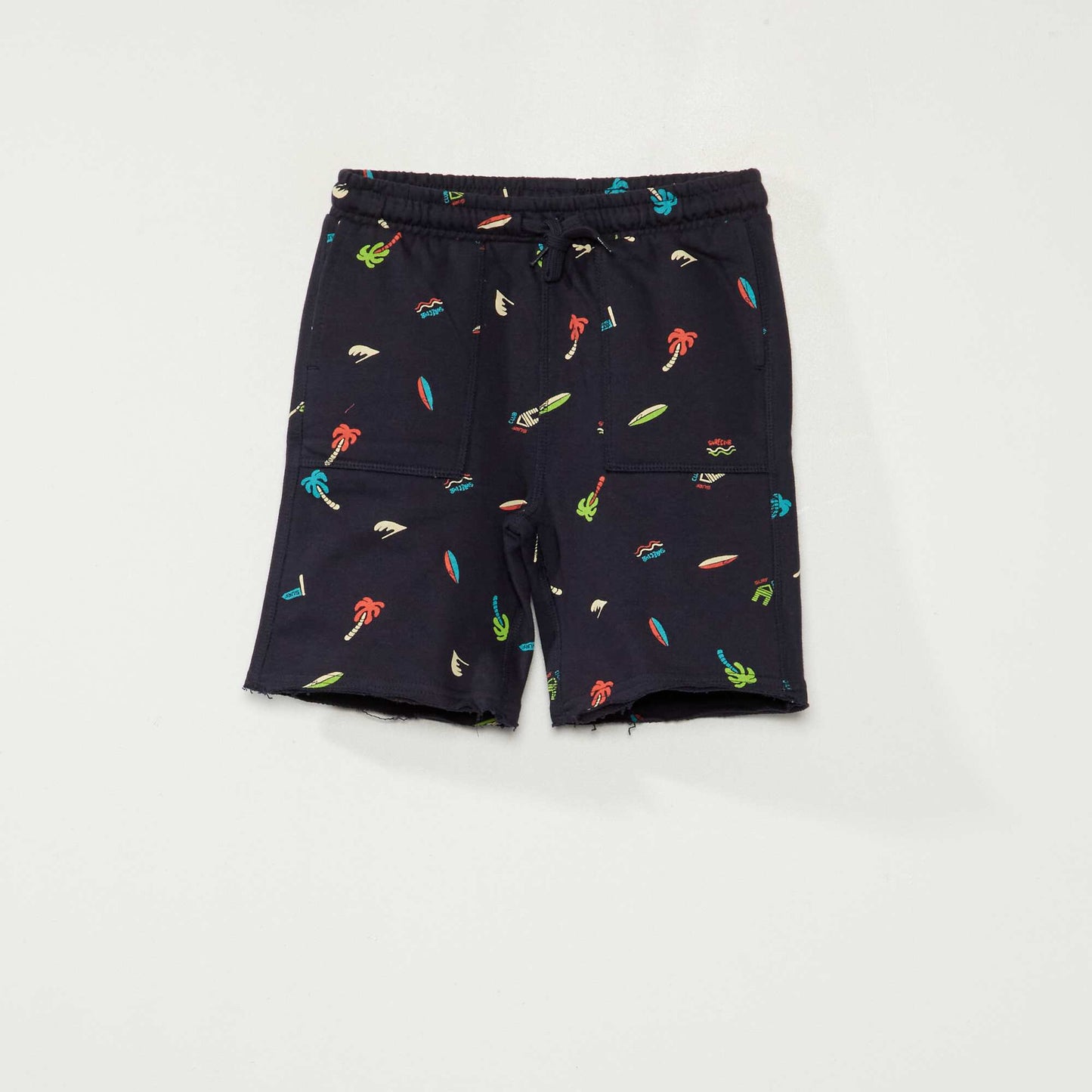 Printed Bermuda shorts BLUE