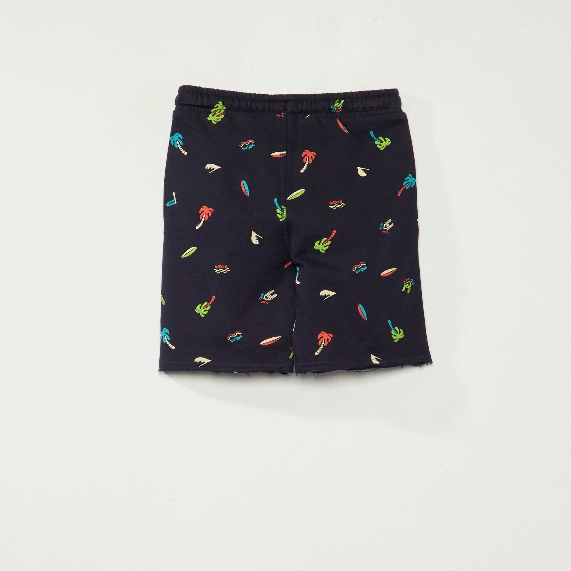 Printed Bermuda shorts BLUE