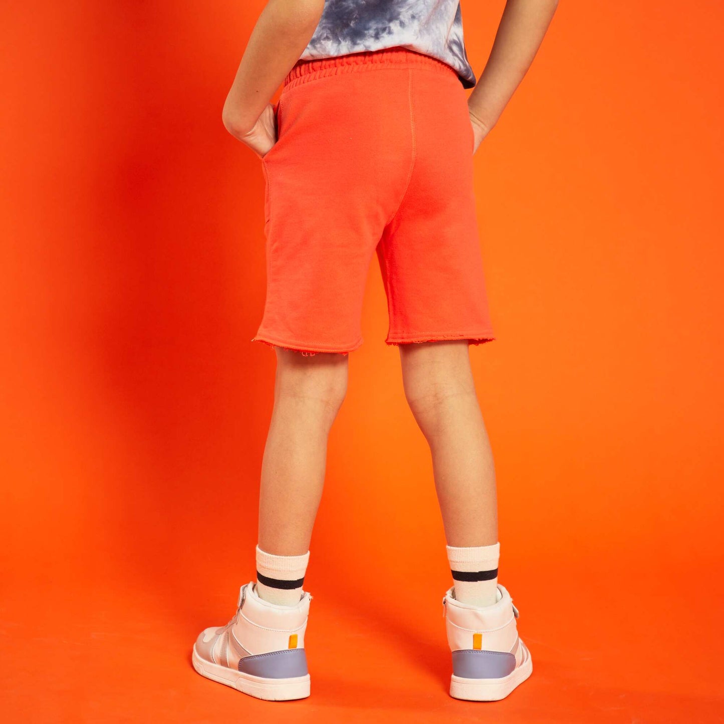 Printed Bermuda shorts RED