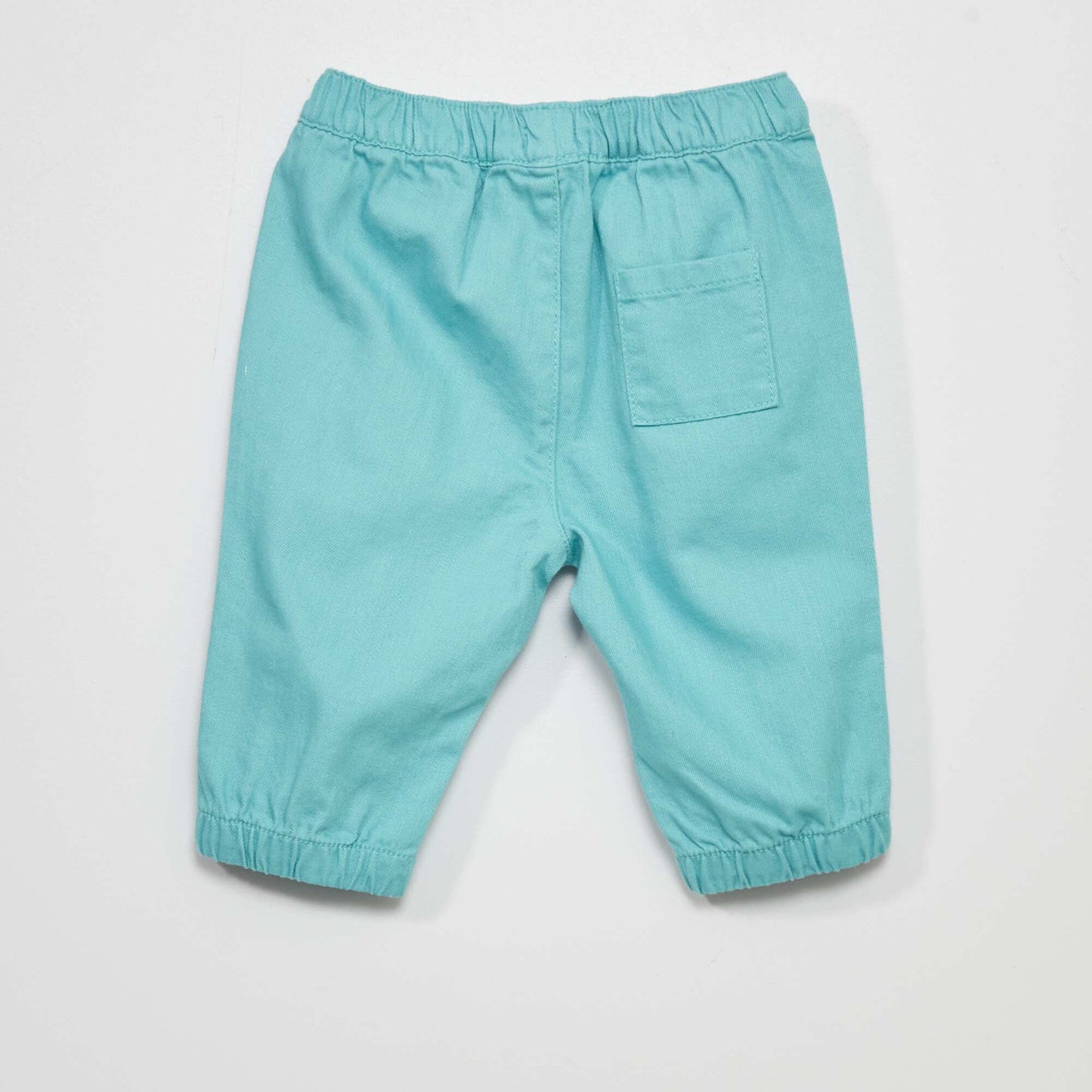 Denim jogging-style trousers BLUE