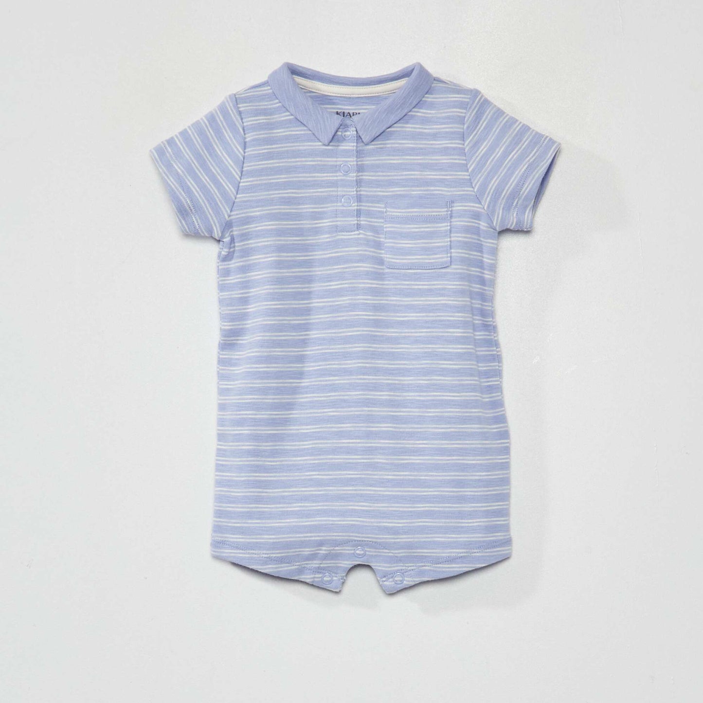 Striped sleepsuit BLUE