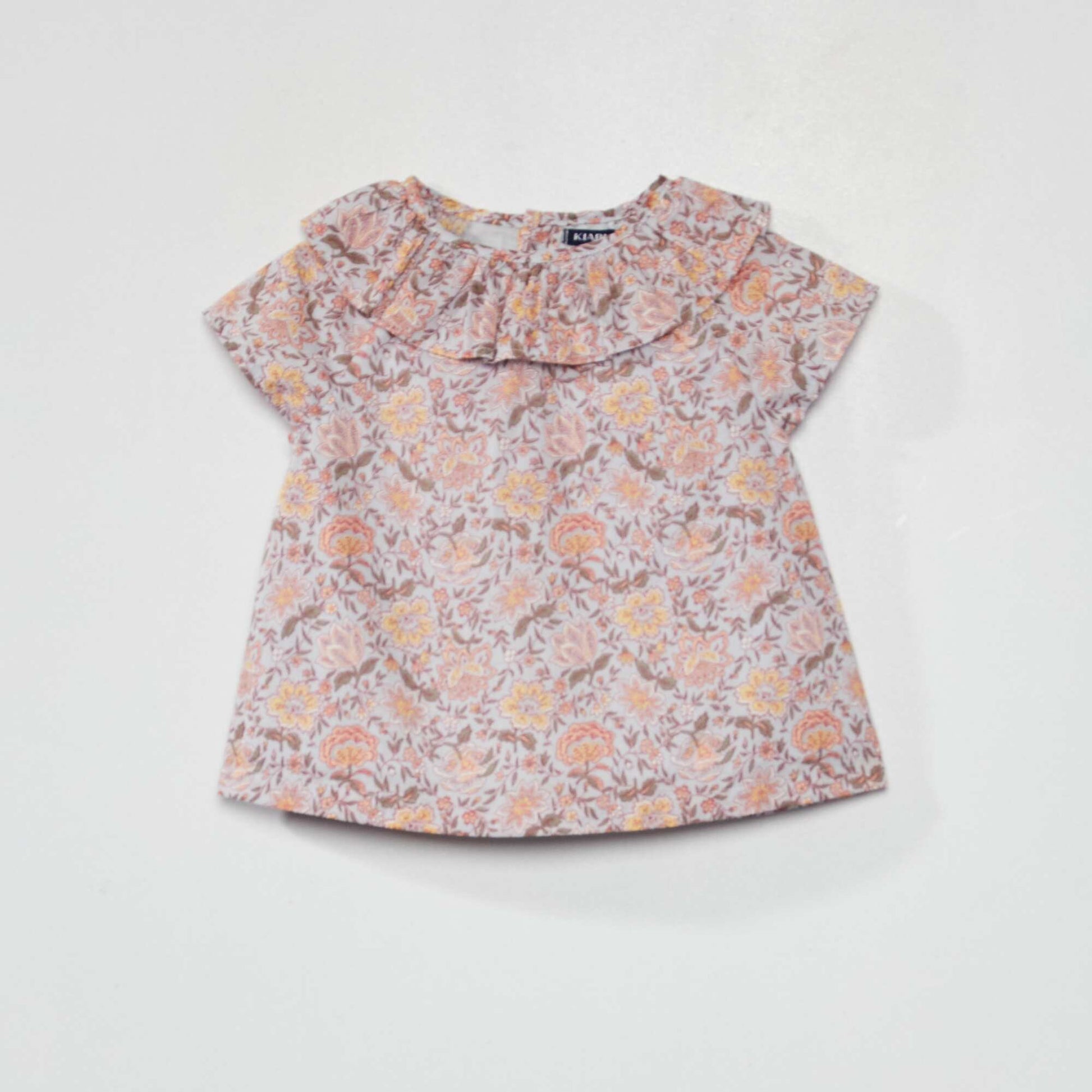 100% cotton blouse BLUE