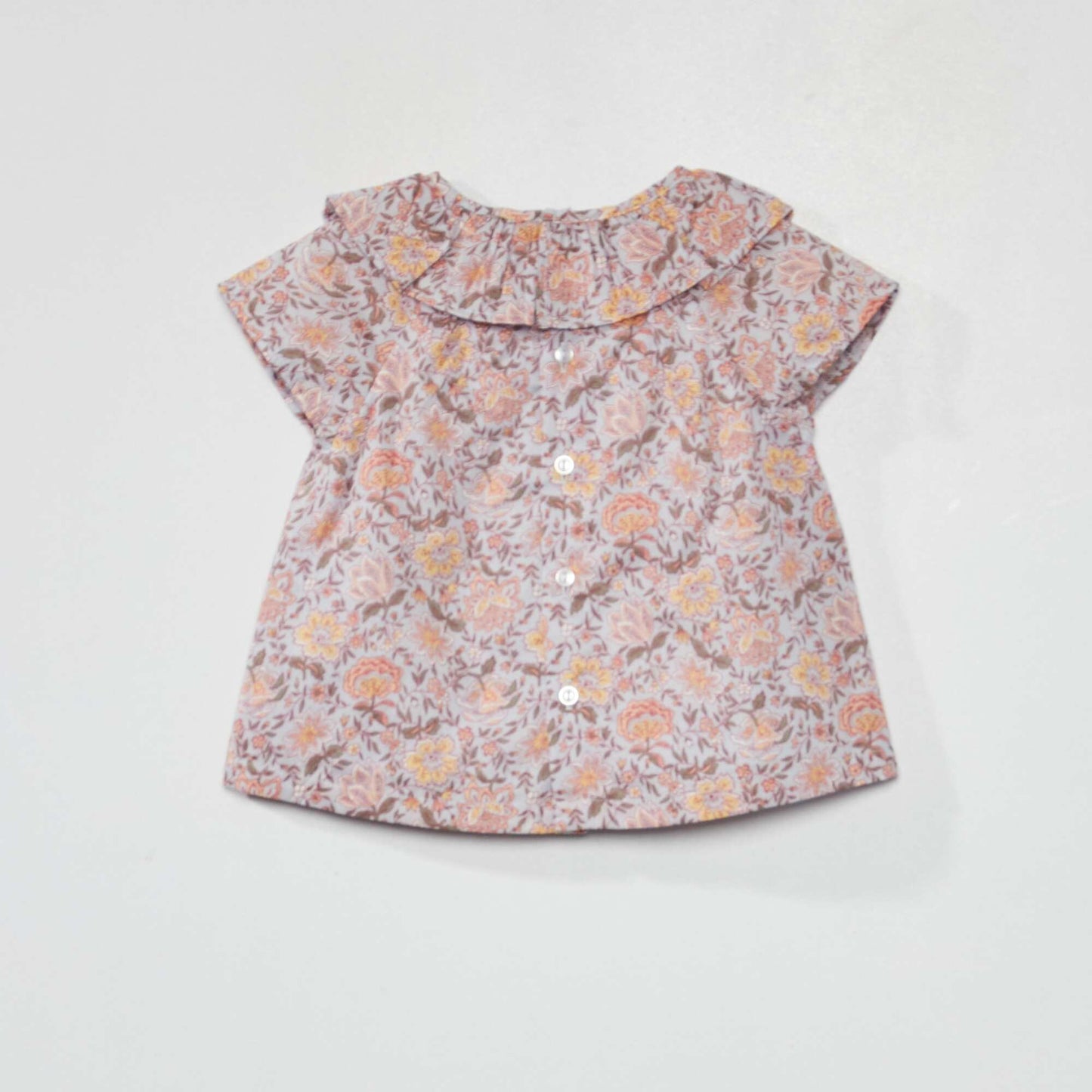 100% cotton blouse BLUE