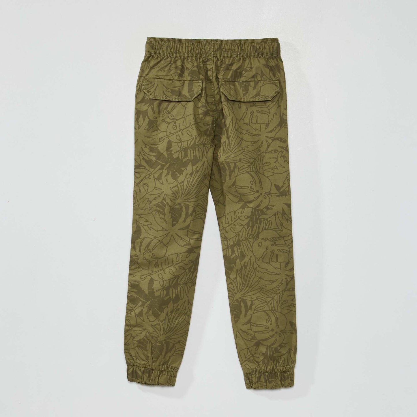 Jogging bottoms with print KHAKI