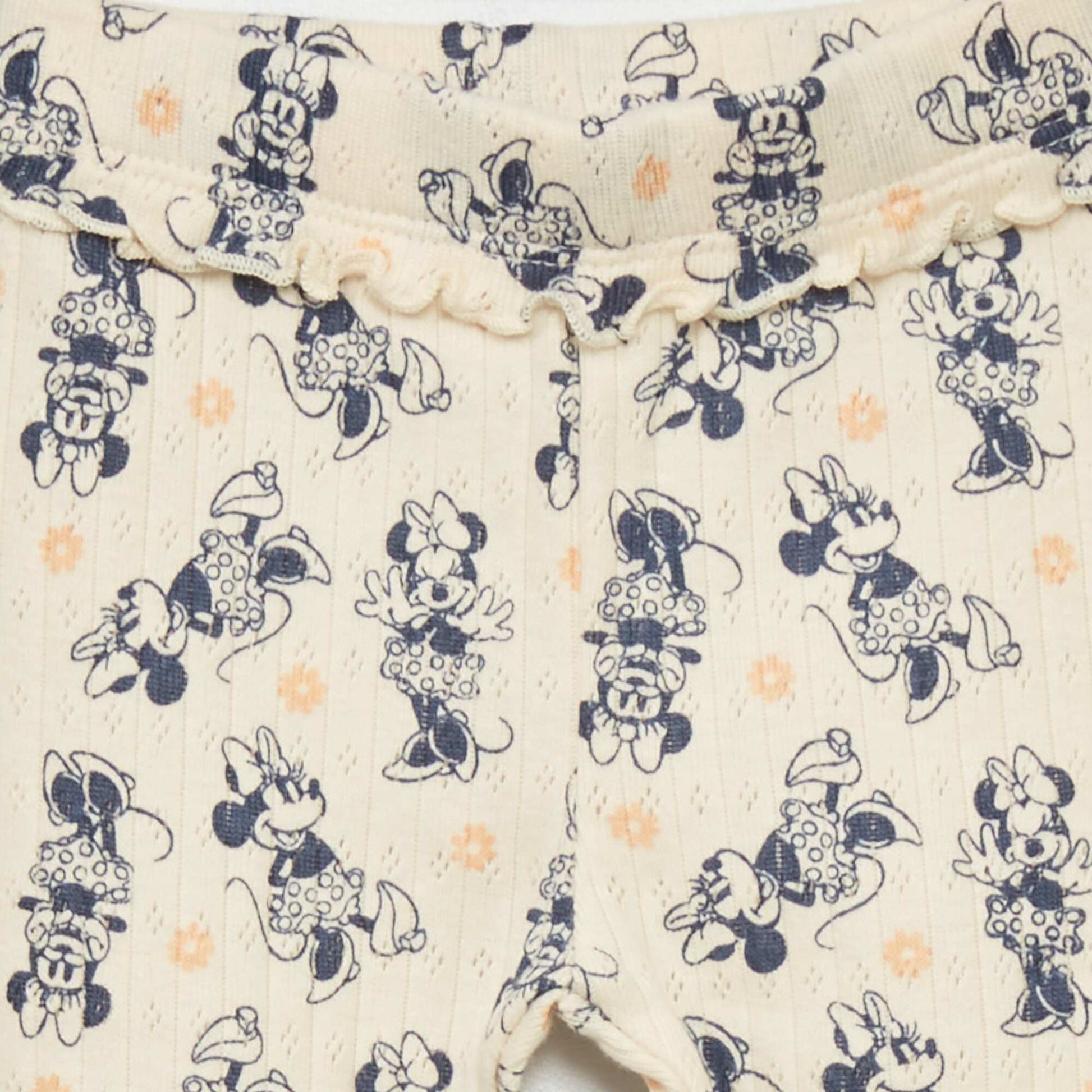 بنطلون ديزني ليقنز أبيض اللون الأبيض
