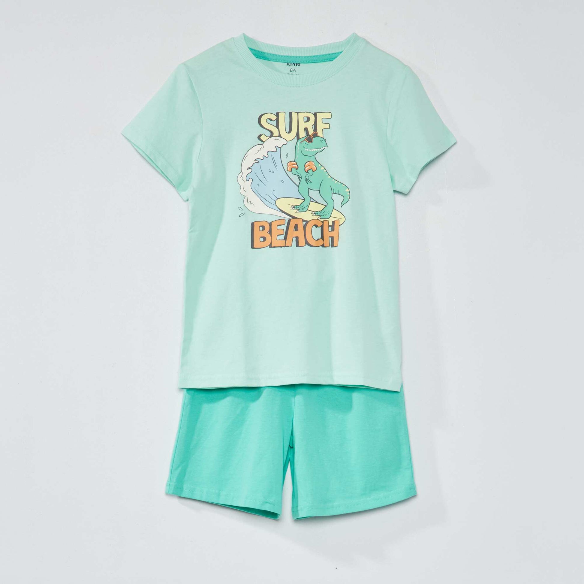 Short pyjama set - 2-piece set GREEN