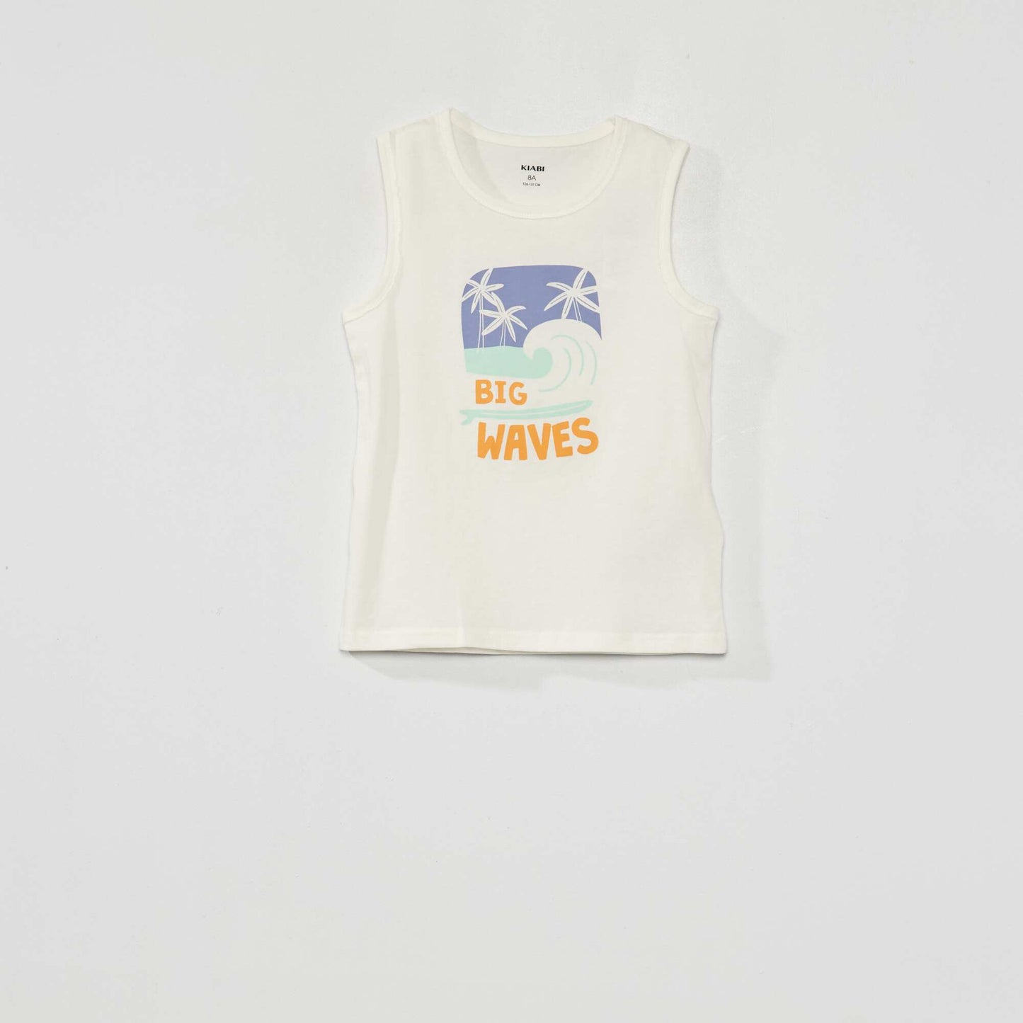 Surf shorts + vest top pyjamas - Two-piece set WHITE