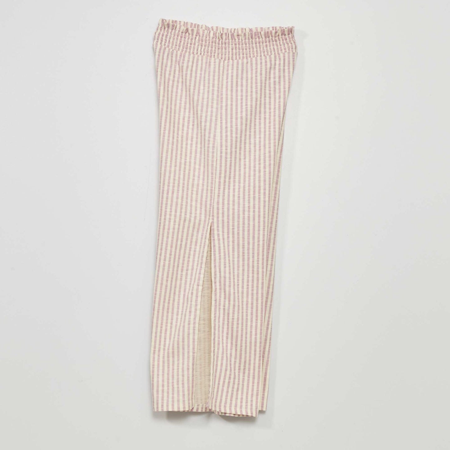 Printed wide-leg trousers PURPLE