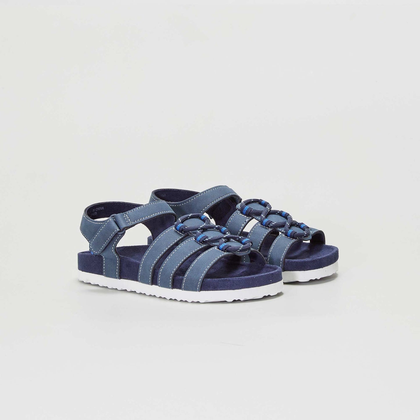 Hiking-style anatomical sandals BLUE