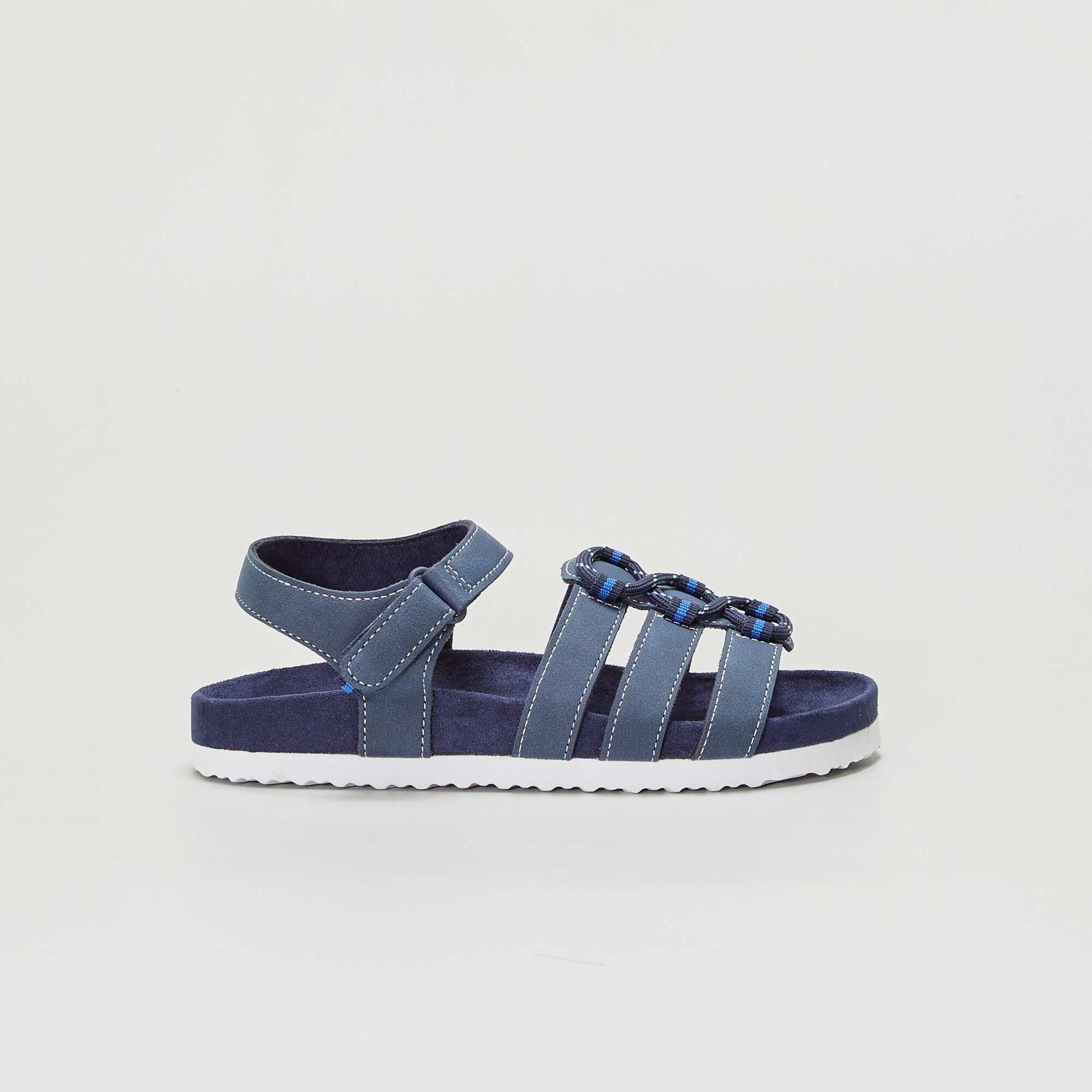 Hiking-style anatomical sandals BLUE
