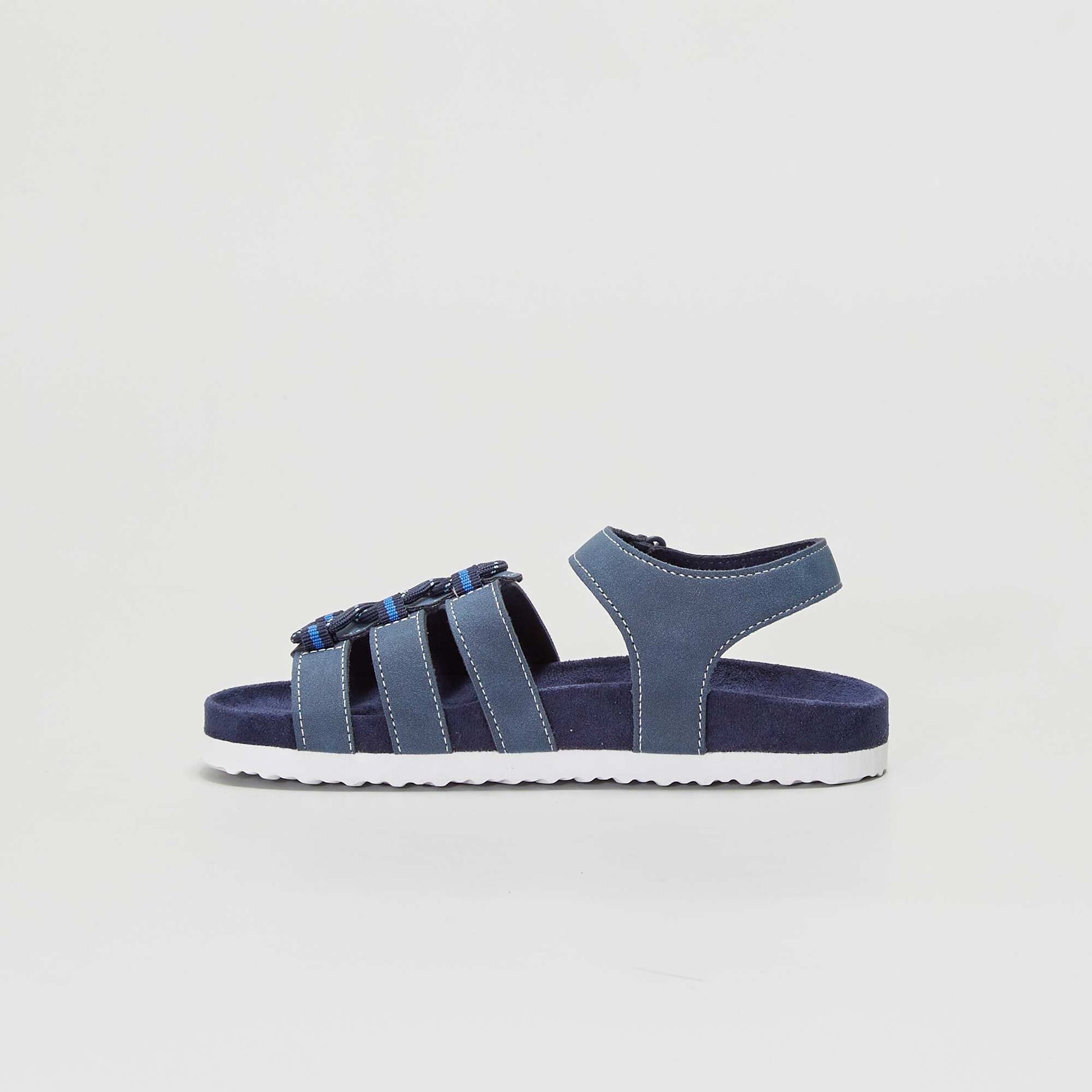 Hiking-style anatomical sandals BLUE