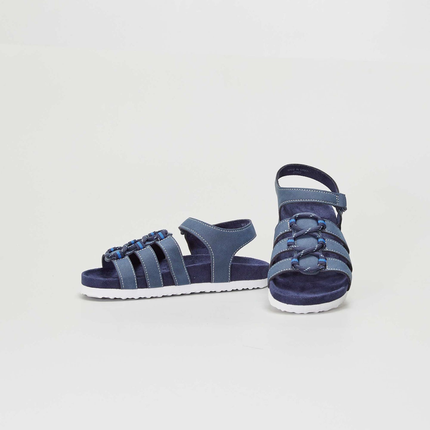 Hiking-style anatomical sandals BLUE