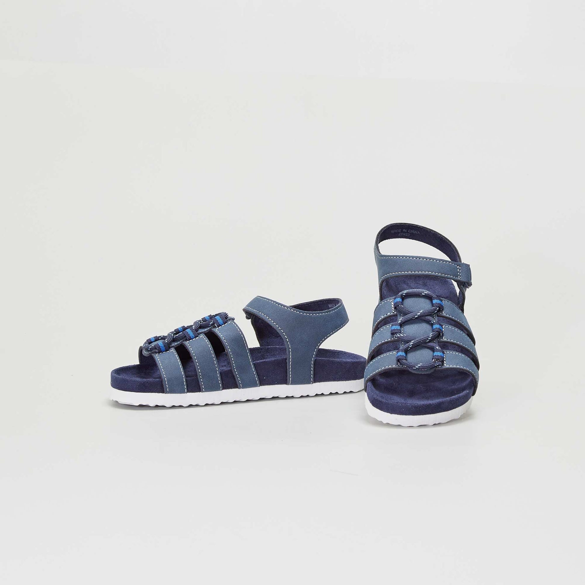 Hiking-style anatomical sandals BLUE