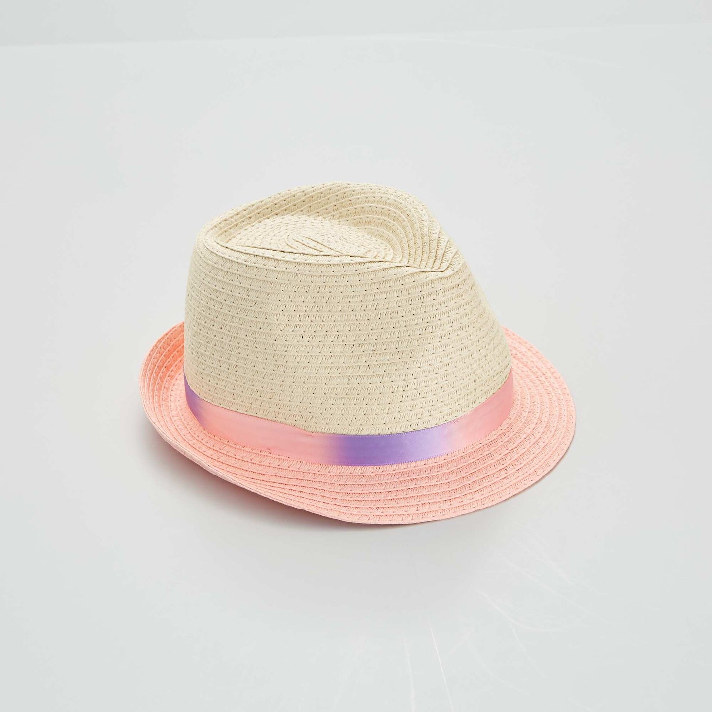 Disney Minnie Mouse two-tone straw hat PINK