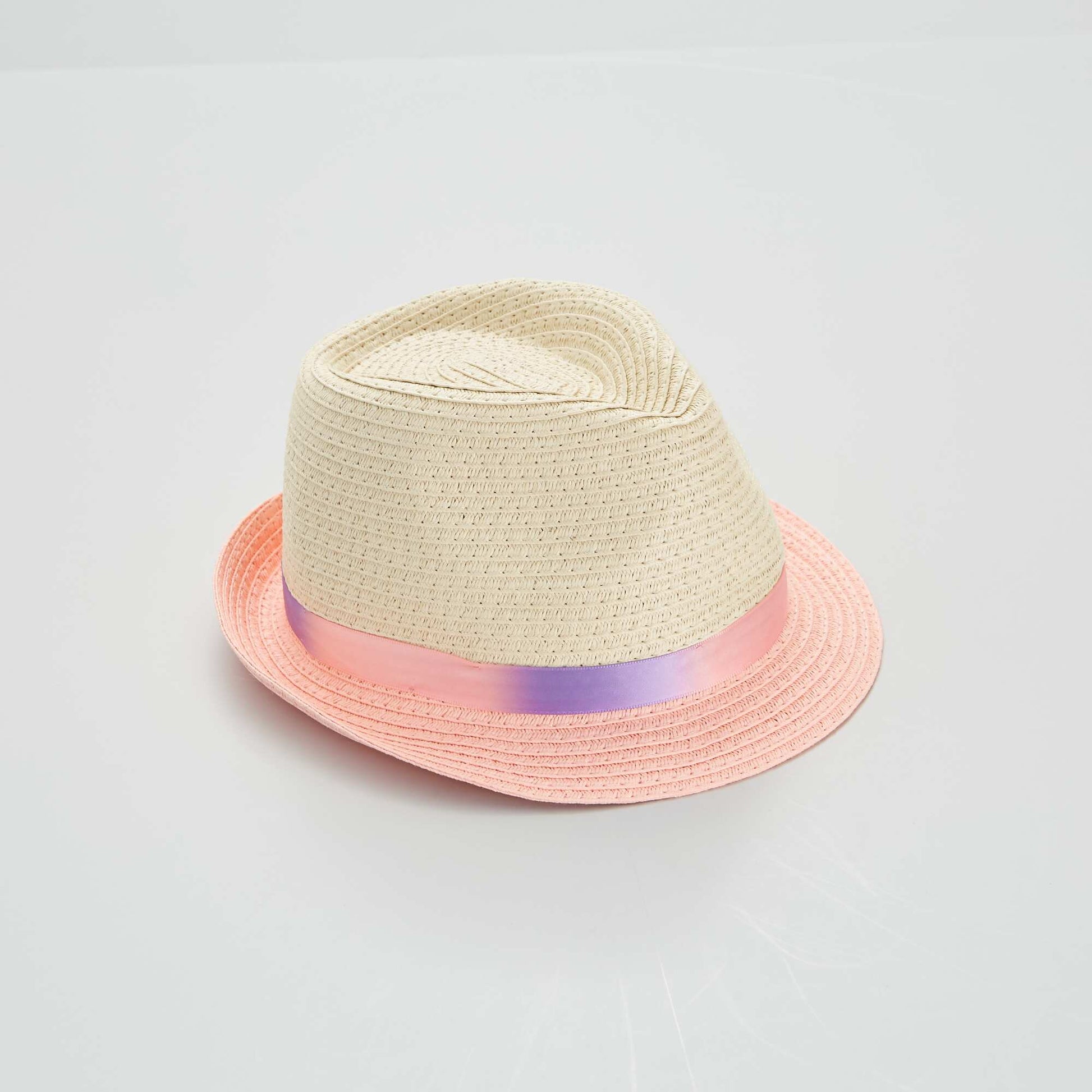 Disney Minnie Mouse two-tone straw hat PINK