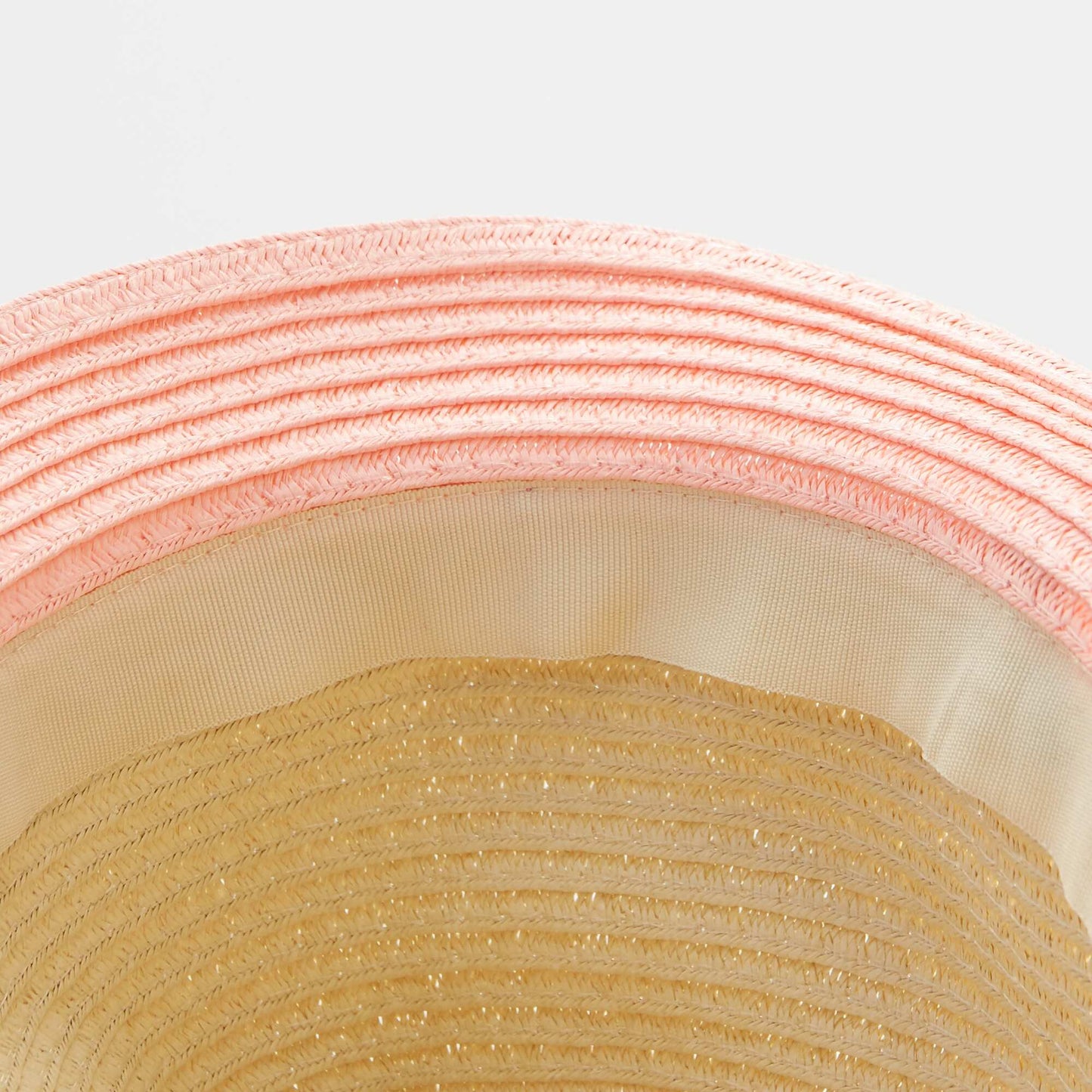 Disney Minnie Mouse two-tone straw hat PINK