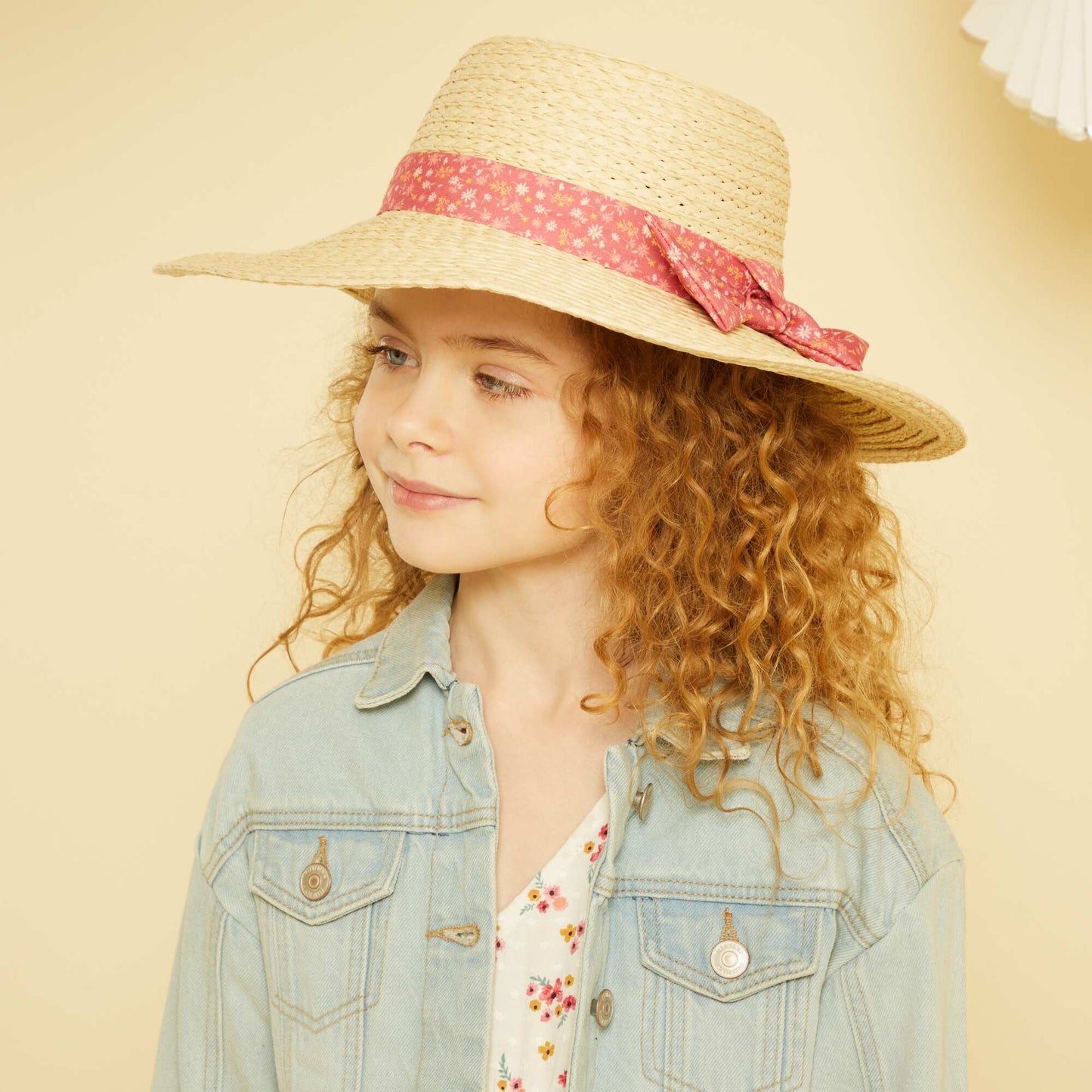 Wide-brimmed hat PINK