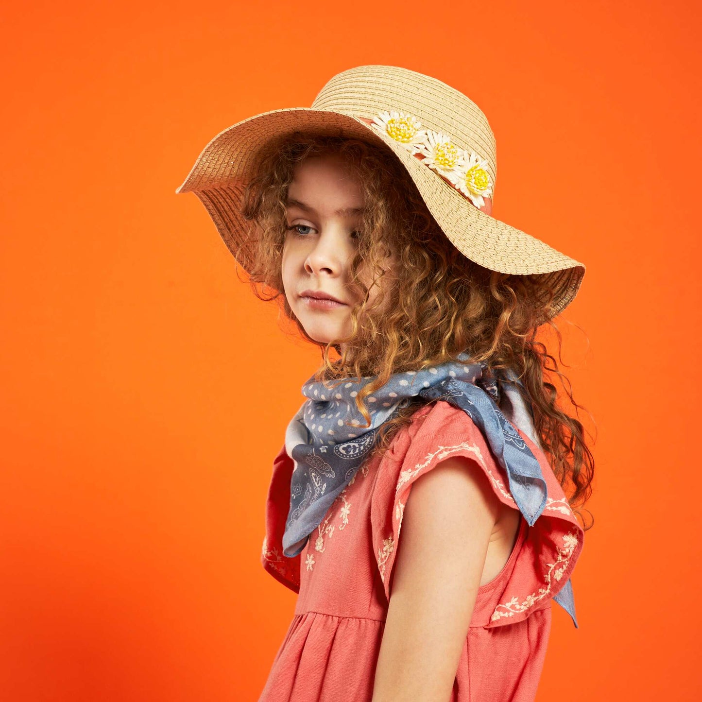 Wide-brimmed hat PINK