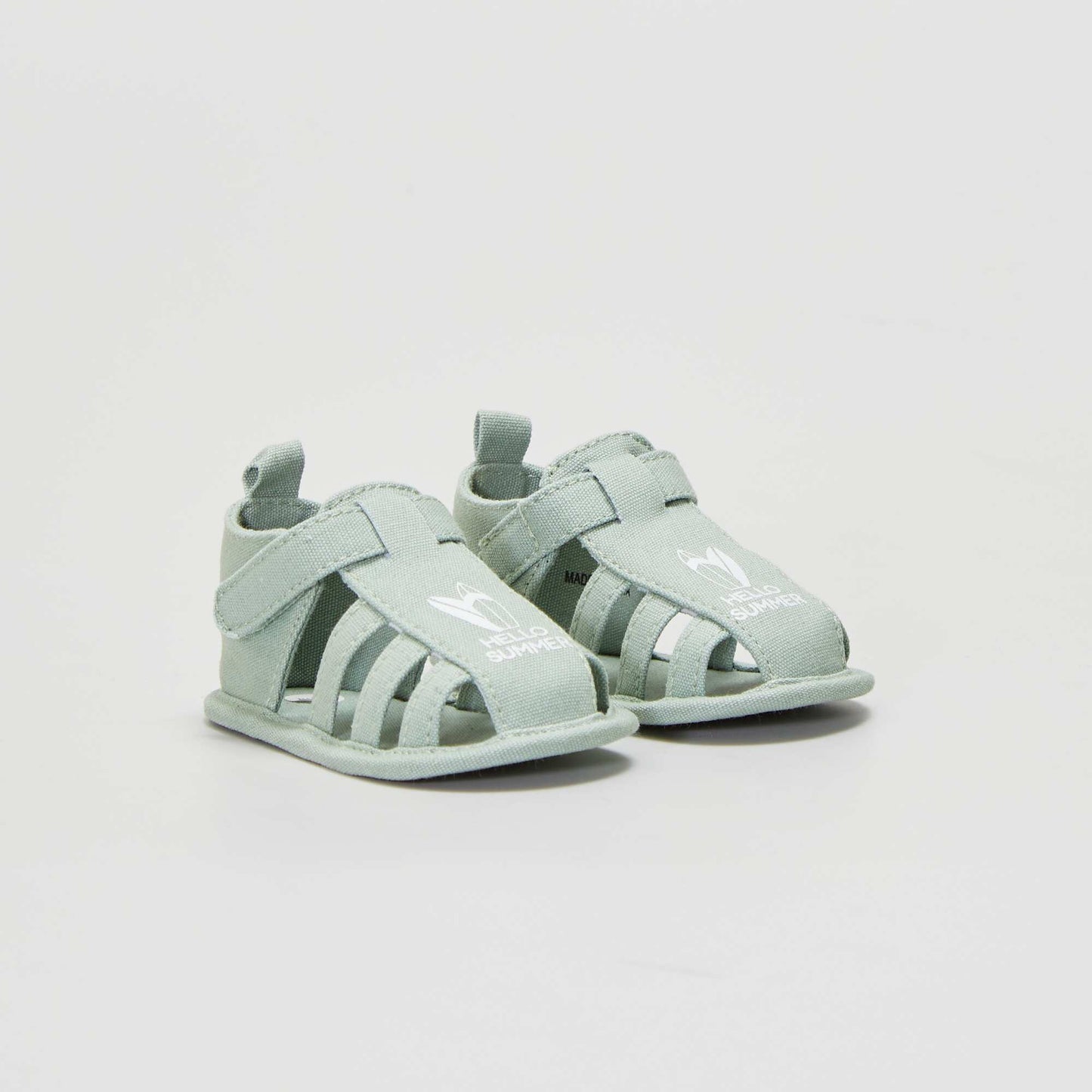 Fabric sandals GREEN