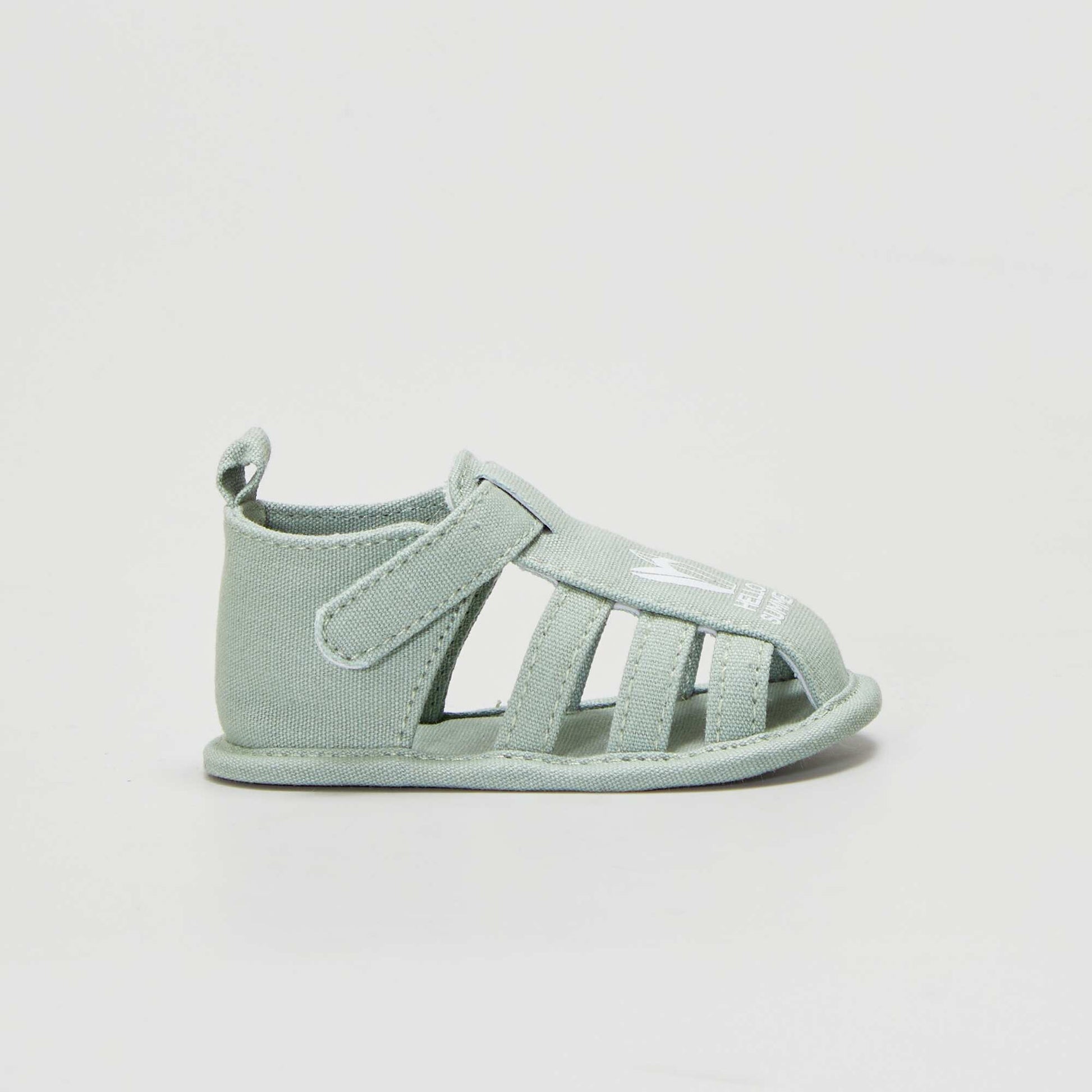 Fabric sandals GREEN