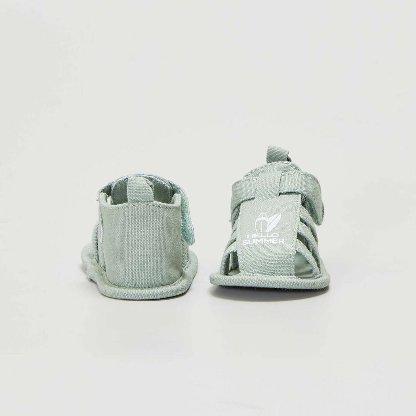Fabric sandals GREEN