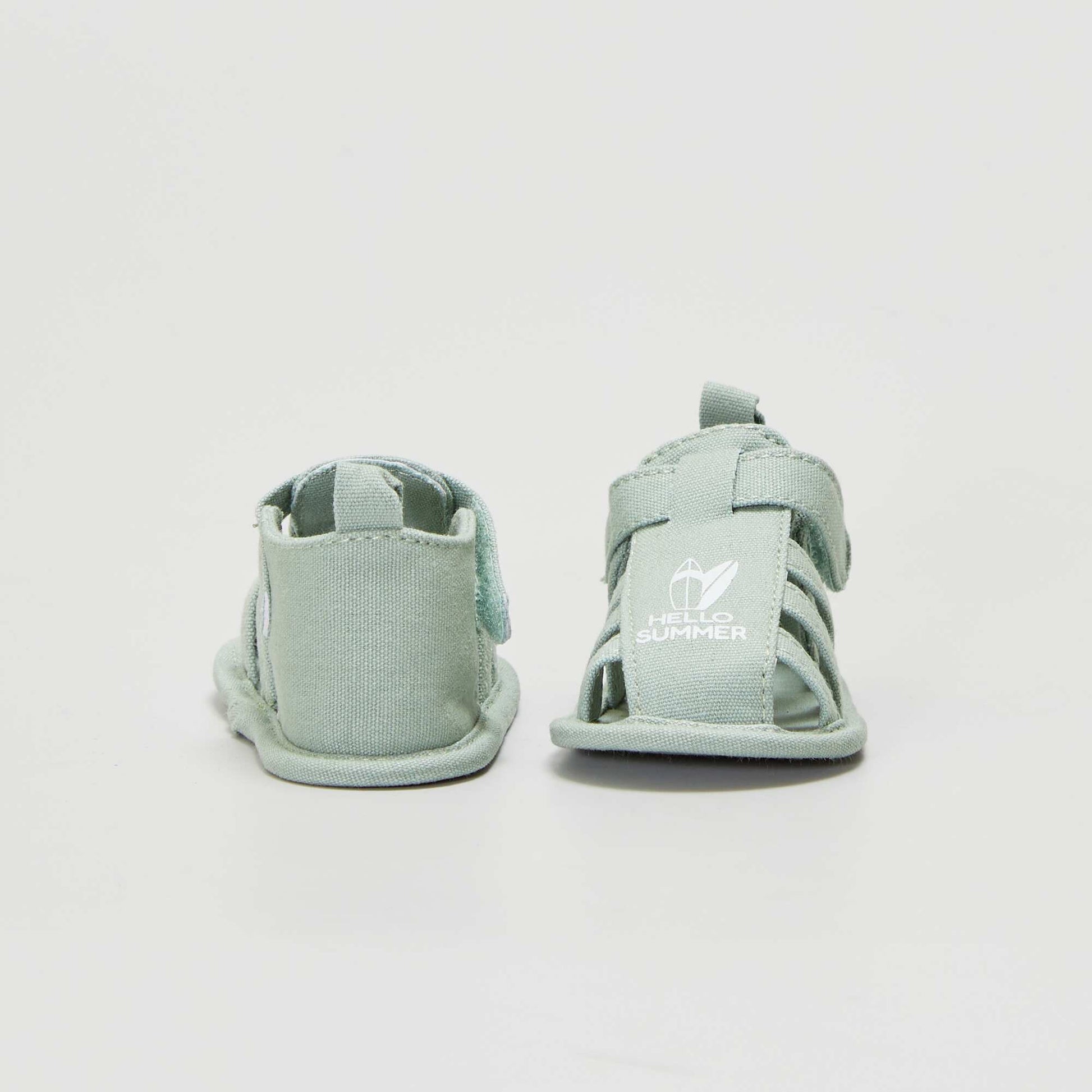 Fabric sandals GREEN
