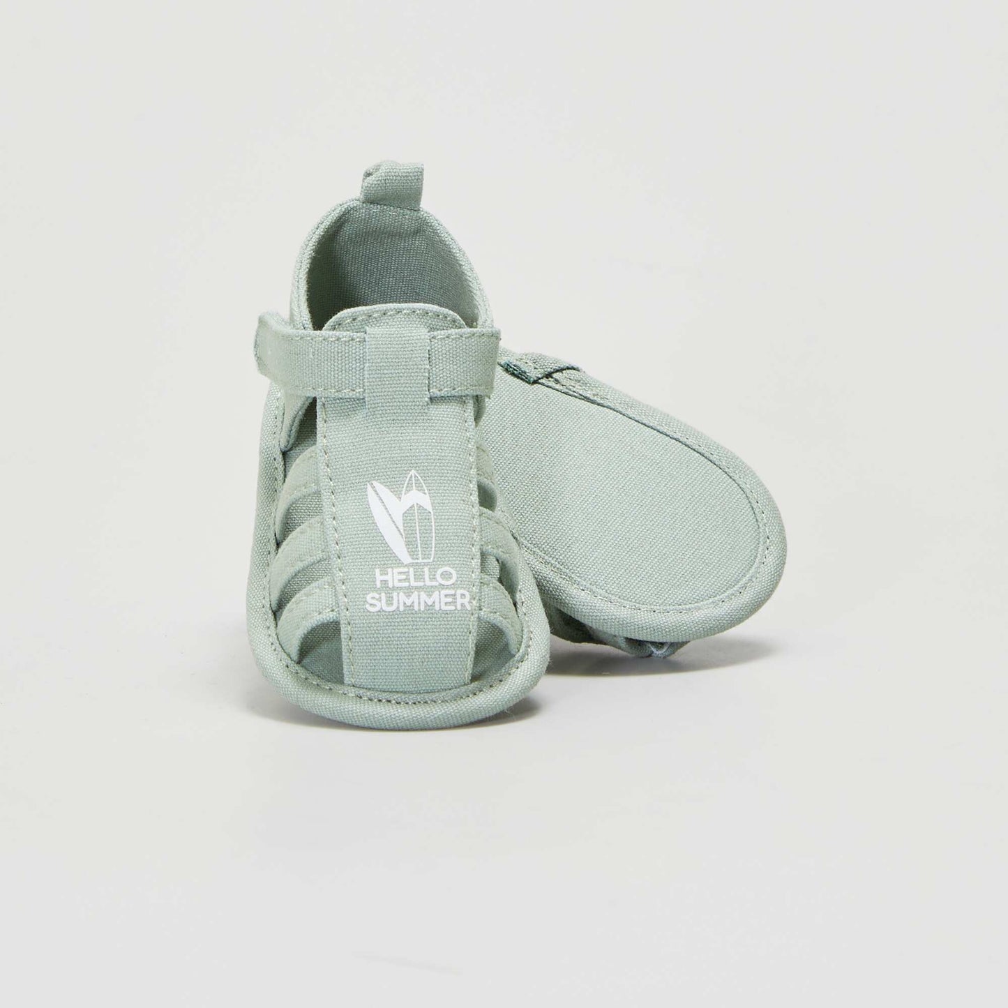 Fabric sandals GREEN