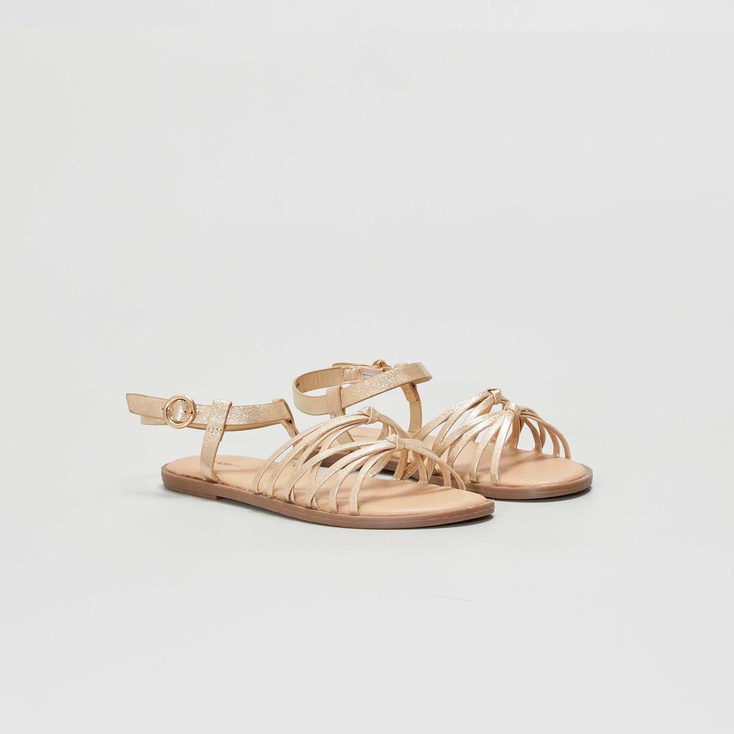 Multicoloured sandals GOLD