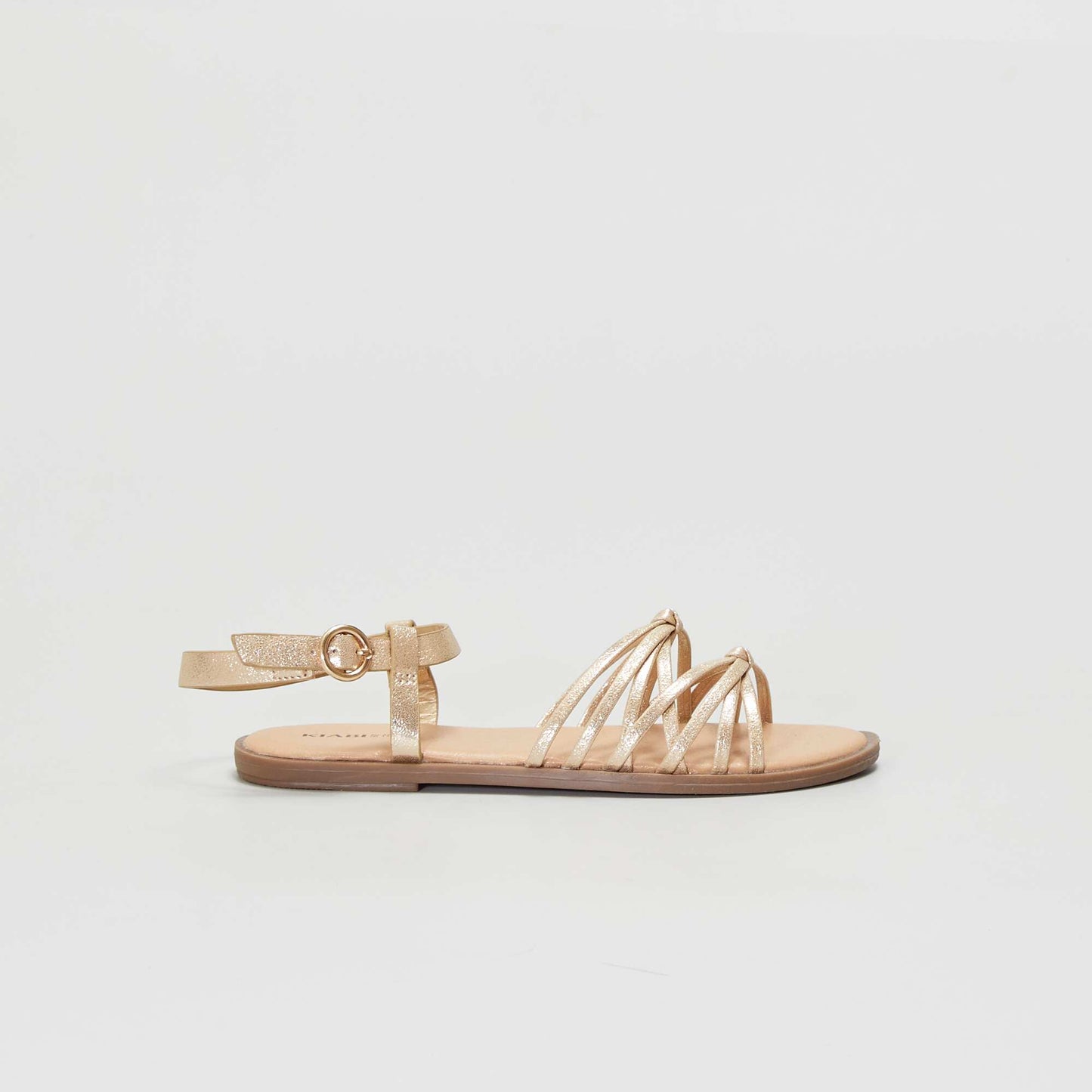 Multicoloured sandals GOLD