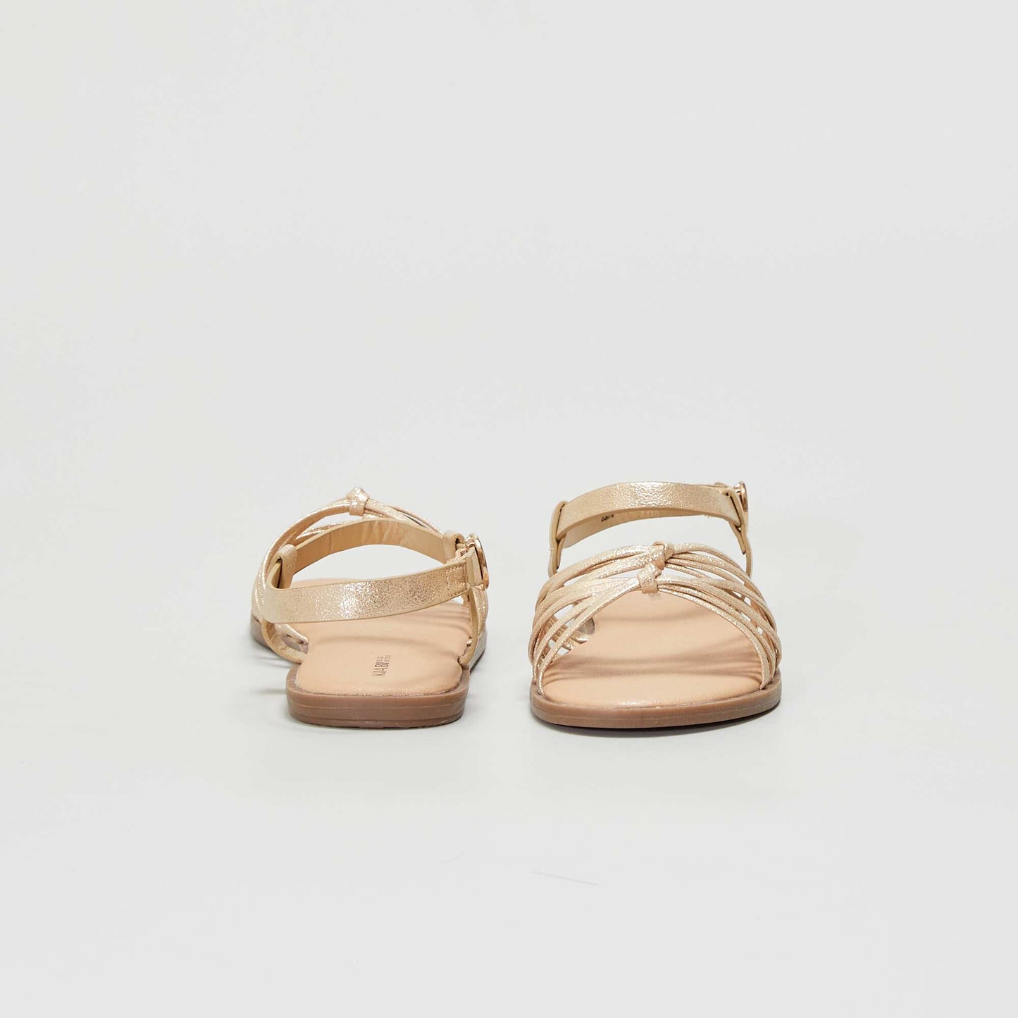 Multicoloured sandals GOLD