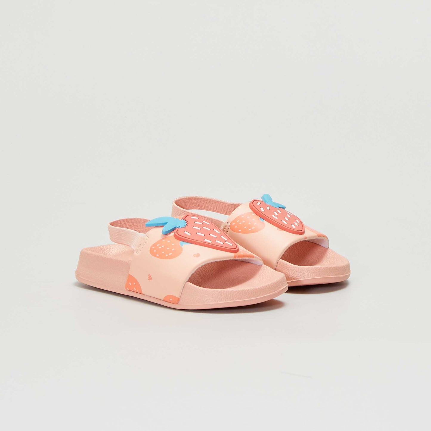 Mules with support strap PINK