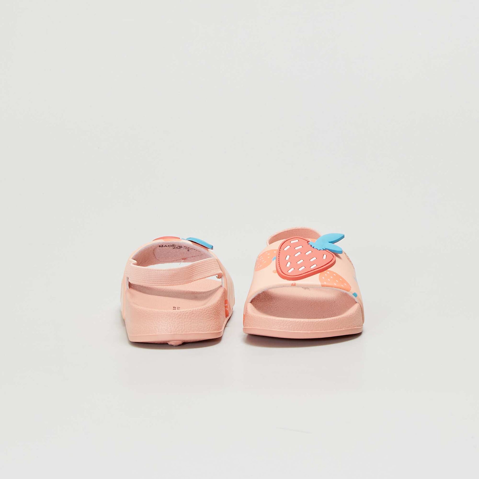 Mules with support strap PINK