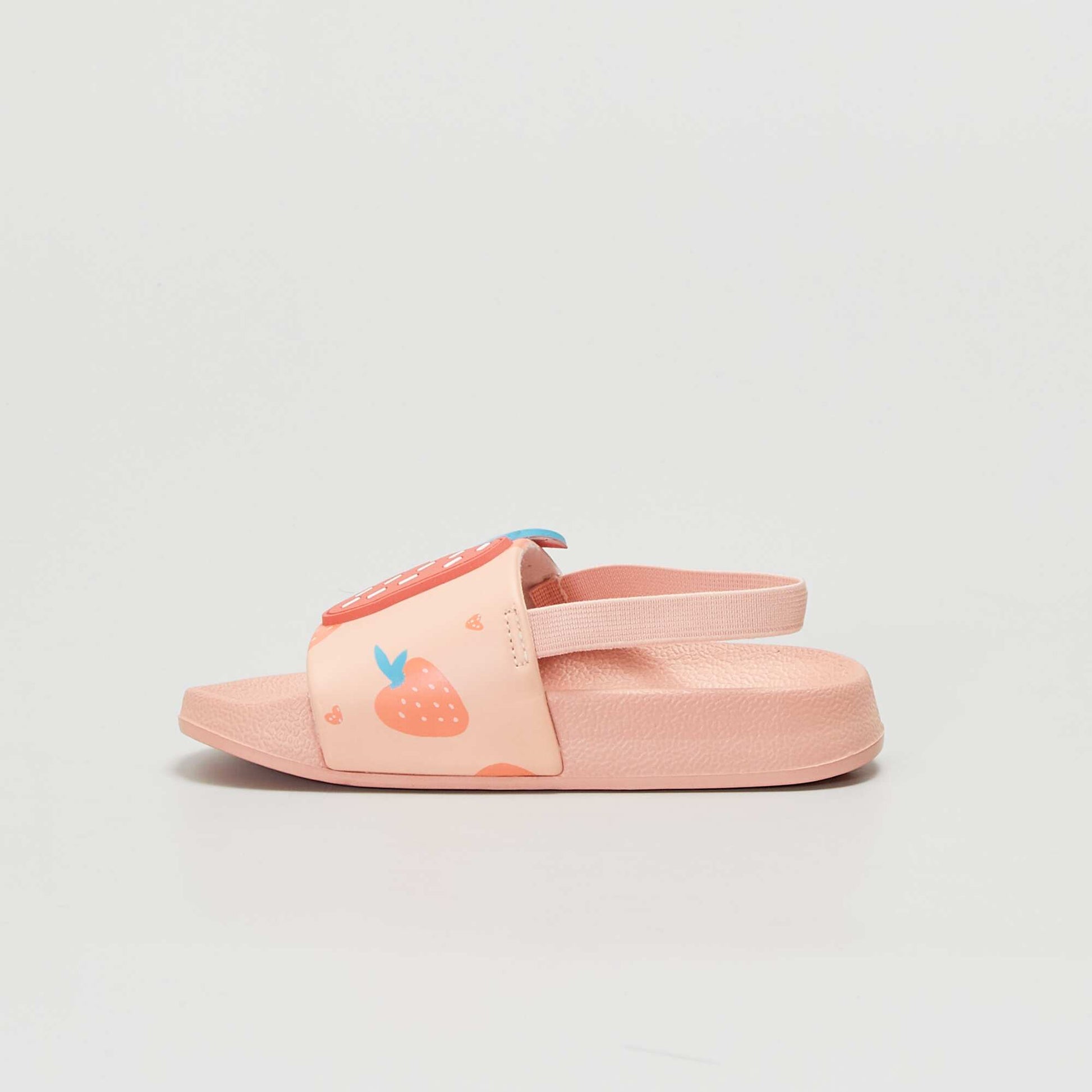 Mules with support strap PINK