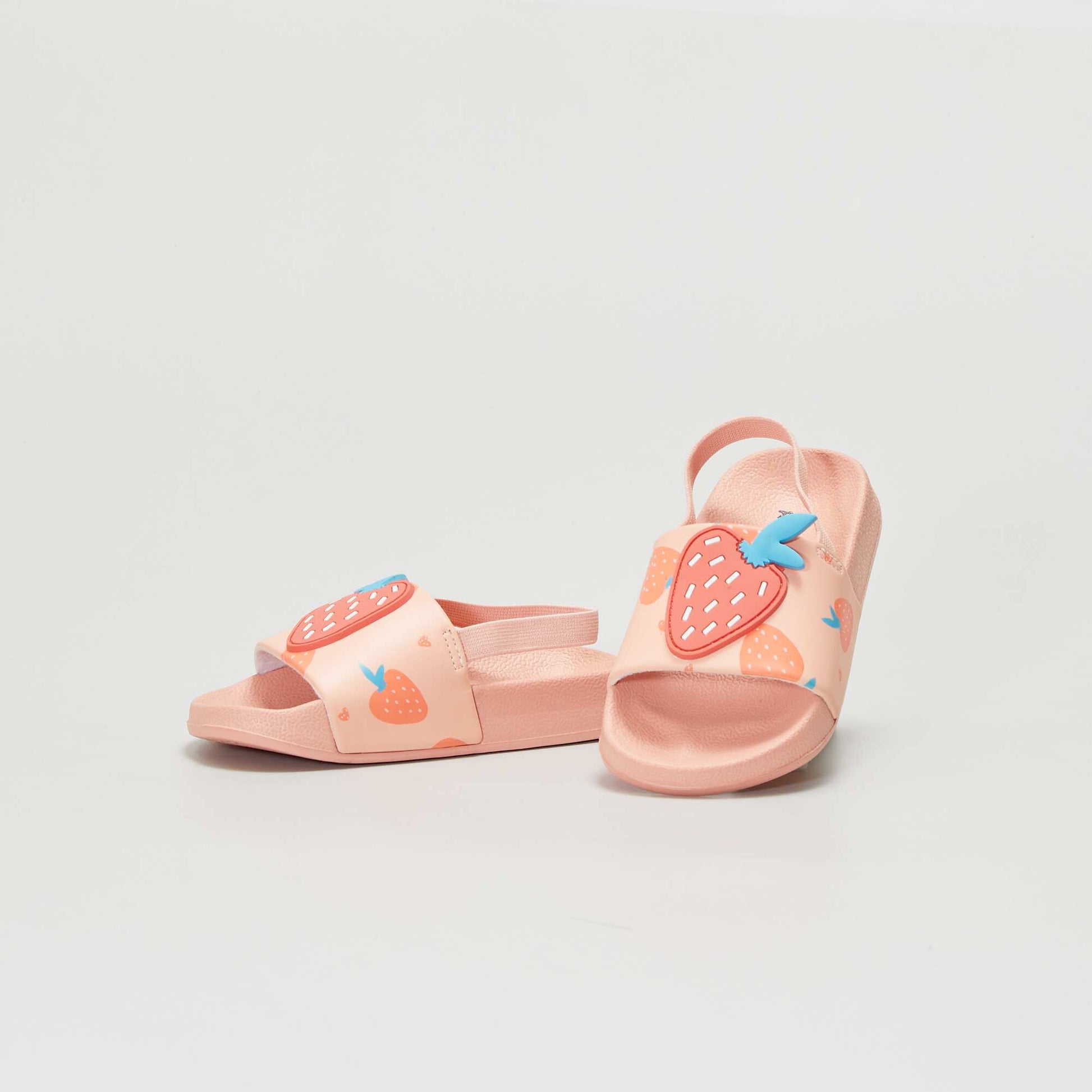 Mules with support strap PINK