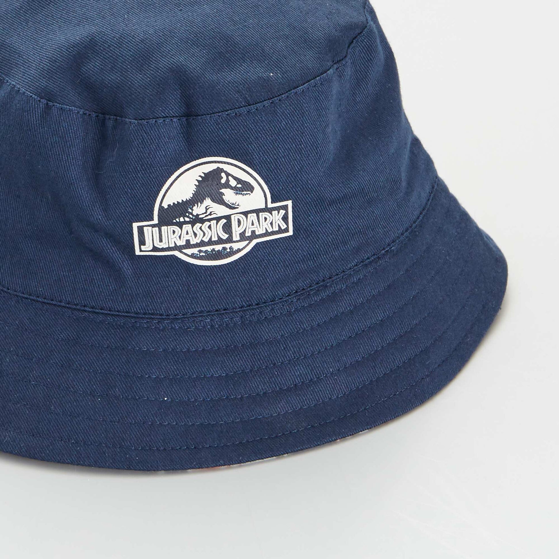 قبعة شمسية قابلة للانعكاس من Jurassic Park باللون الأسود
