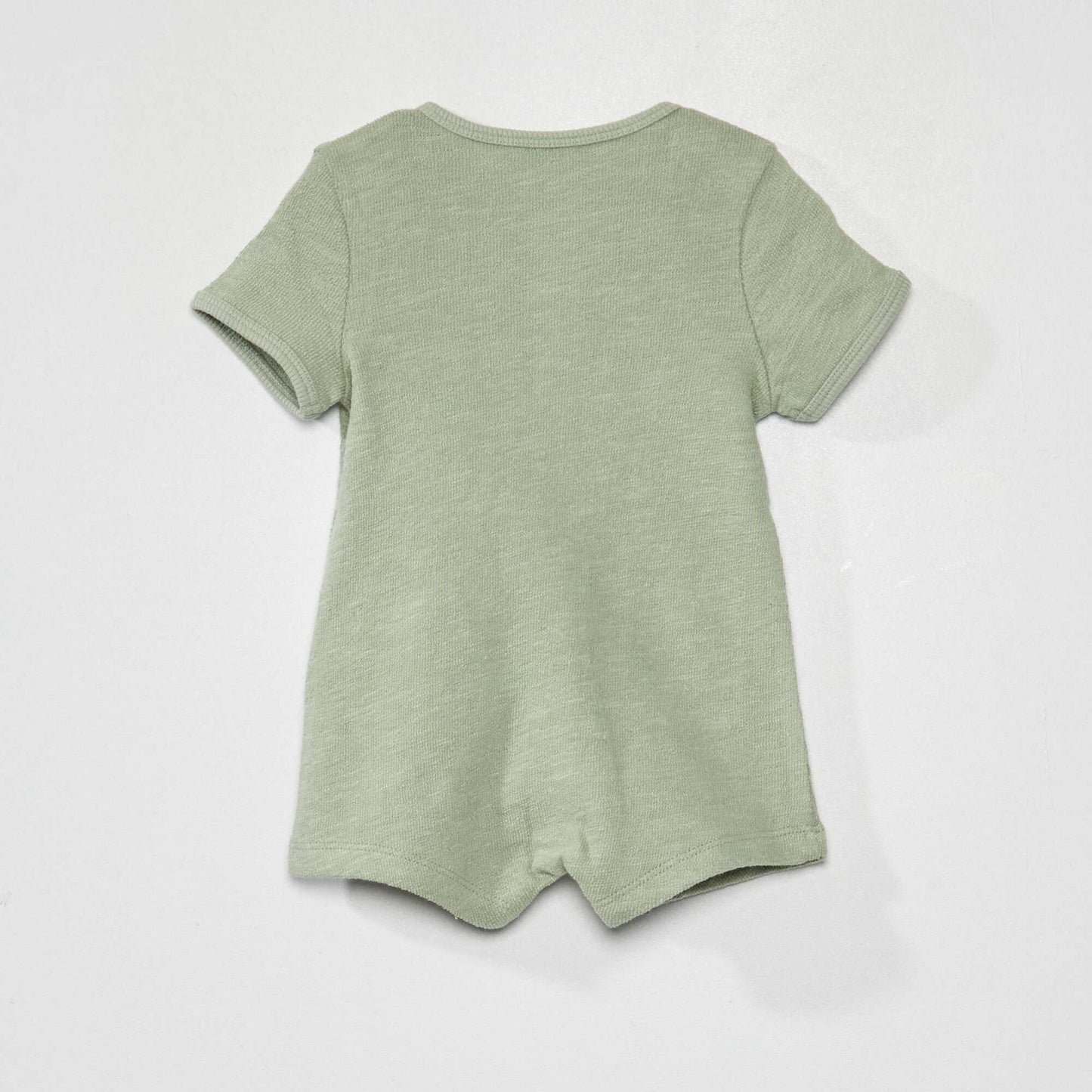 Terry knit romper GREEN